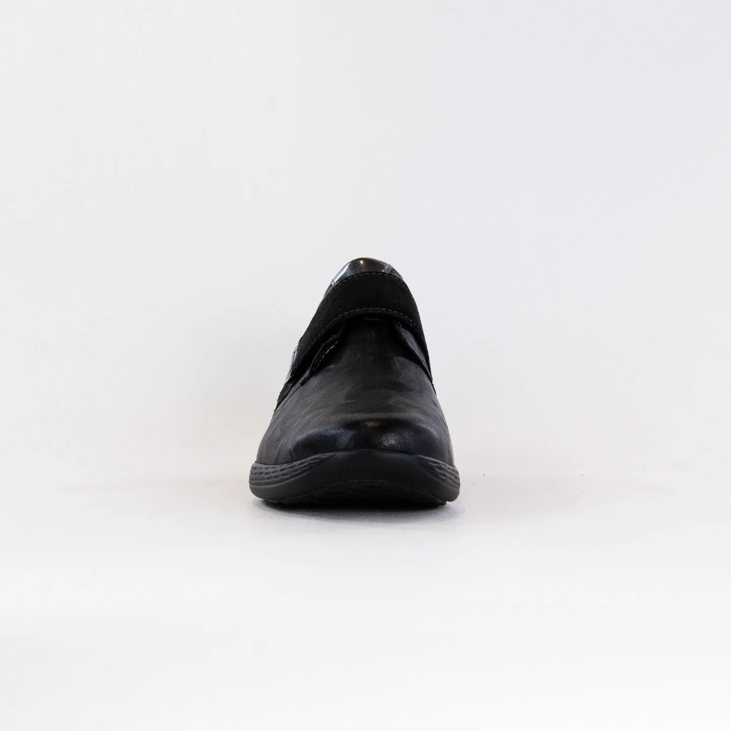 Fidelio Hi Energy Masha (Women's) - Black Leather Multi mountain town