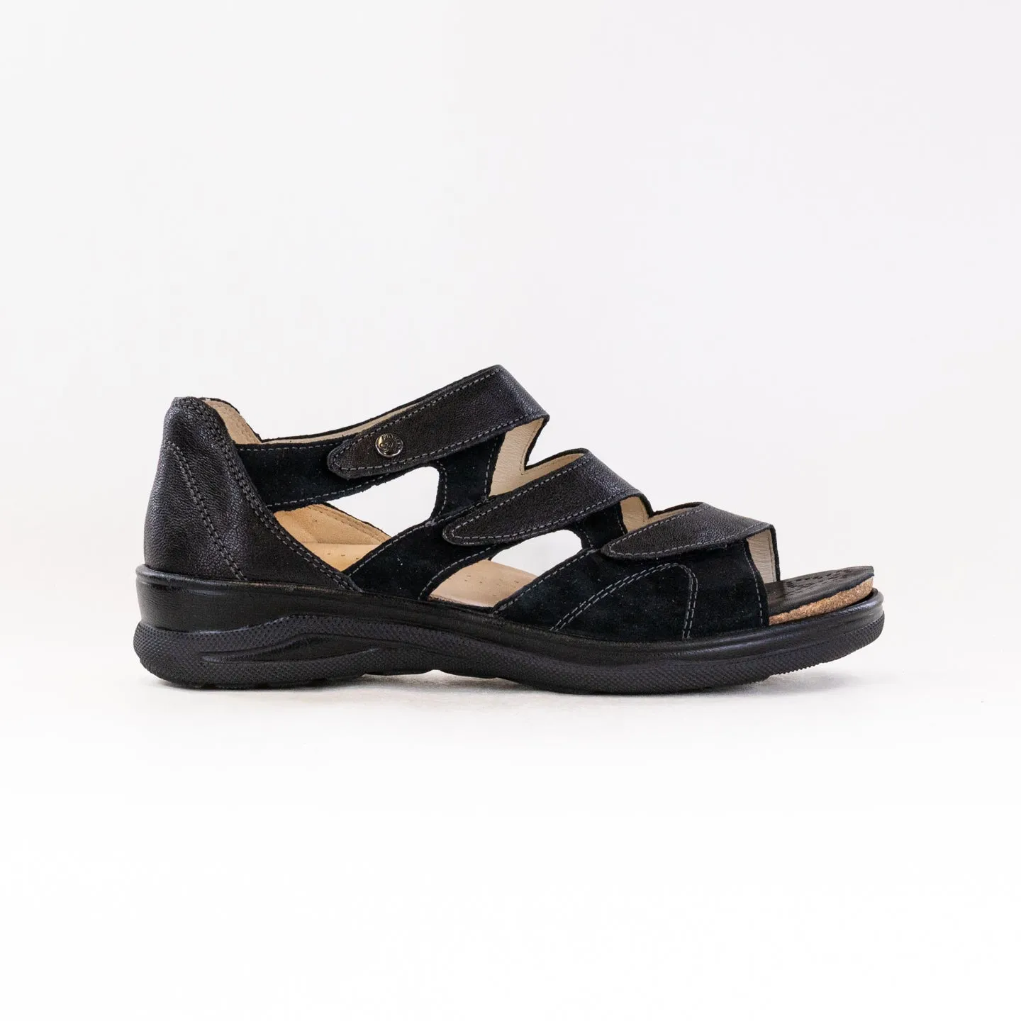 Fidelio Hilani (Women's) - Black Leather Touch Ground