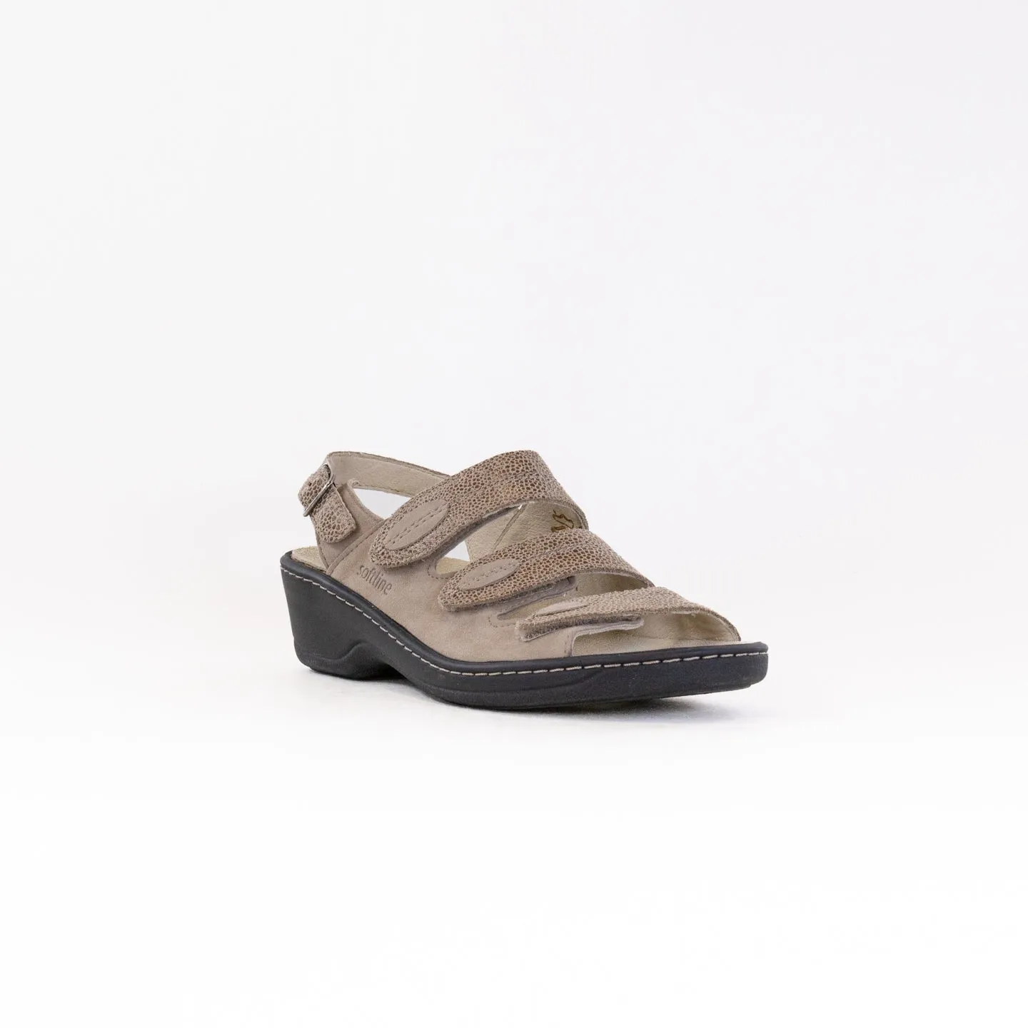 Fidelio Softline Sandal (Women's) - Taupe Print Skin Feel