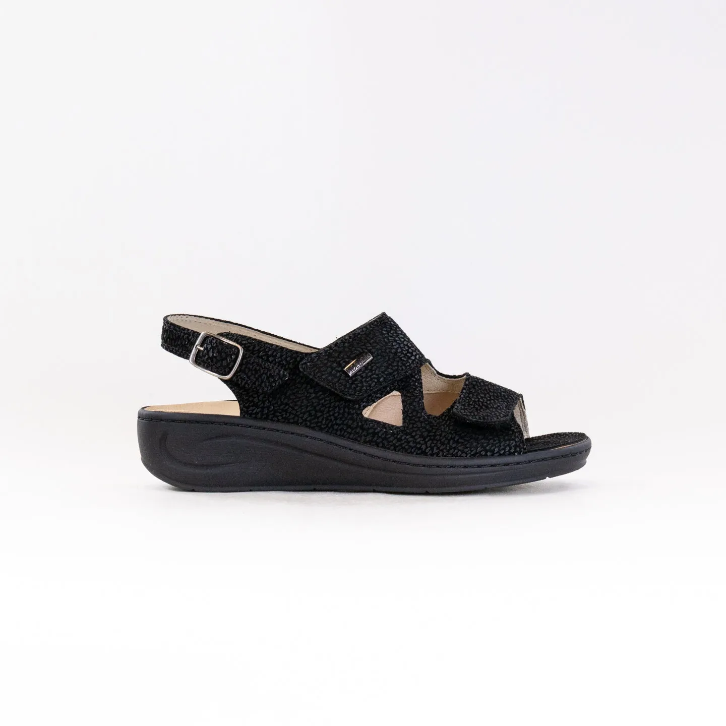 Fidelio Vienna Sandal (Women's) - Black Foot Freedom