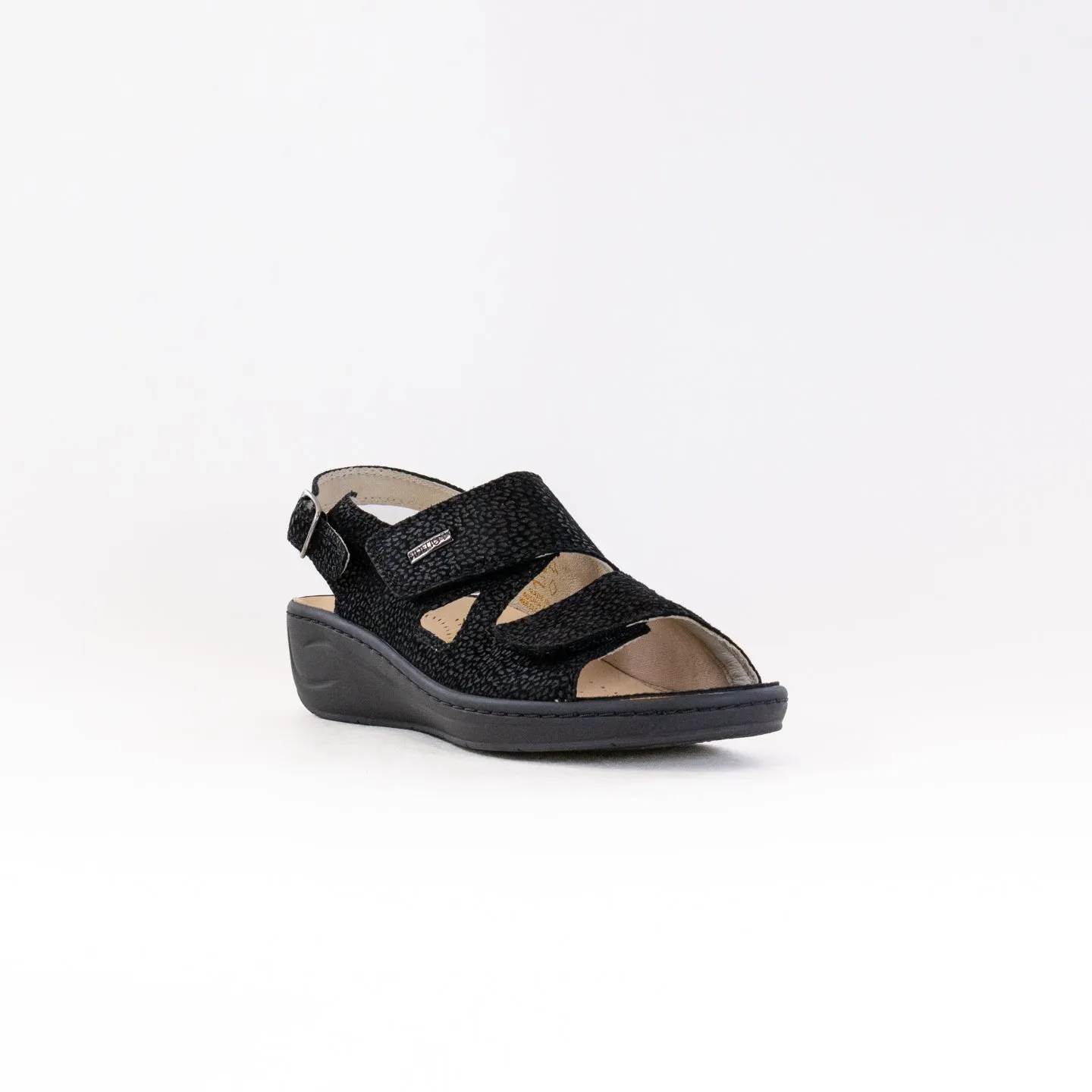 Fidelio Vienna Sandal (Women's) - Black Skin Fresh
