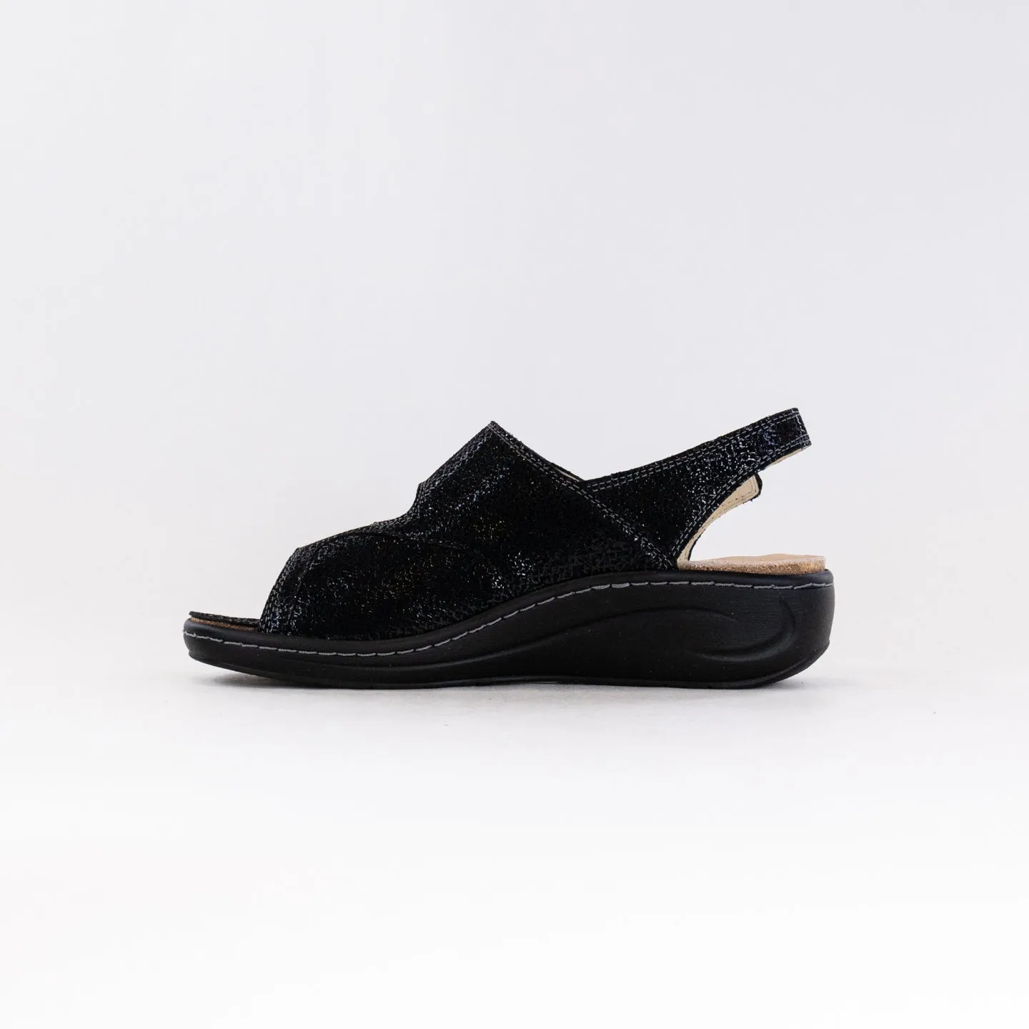 Fidelio Vienna Sandal (Women's) - Black Float Free Mind