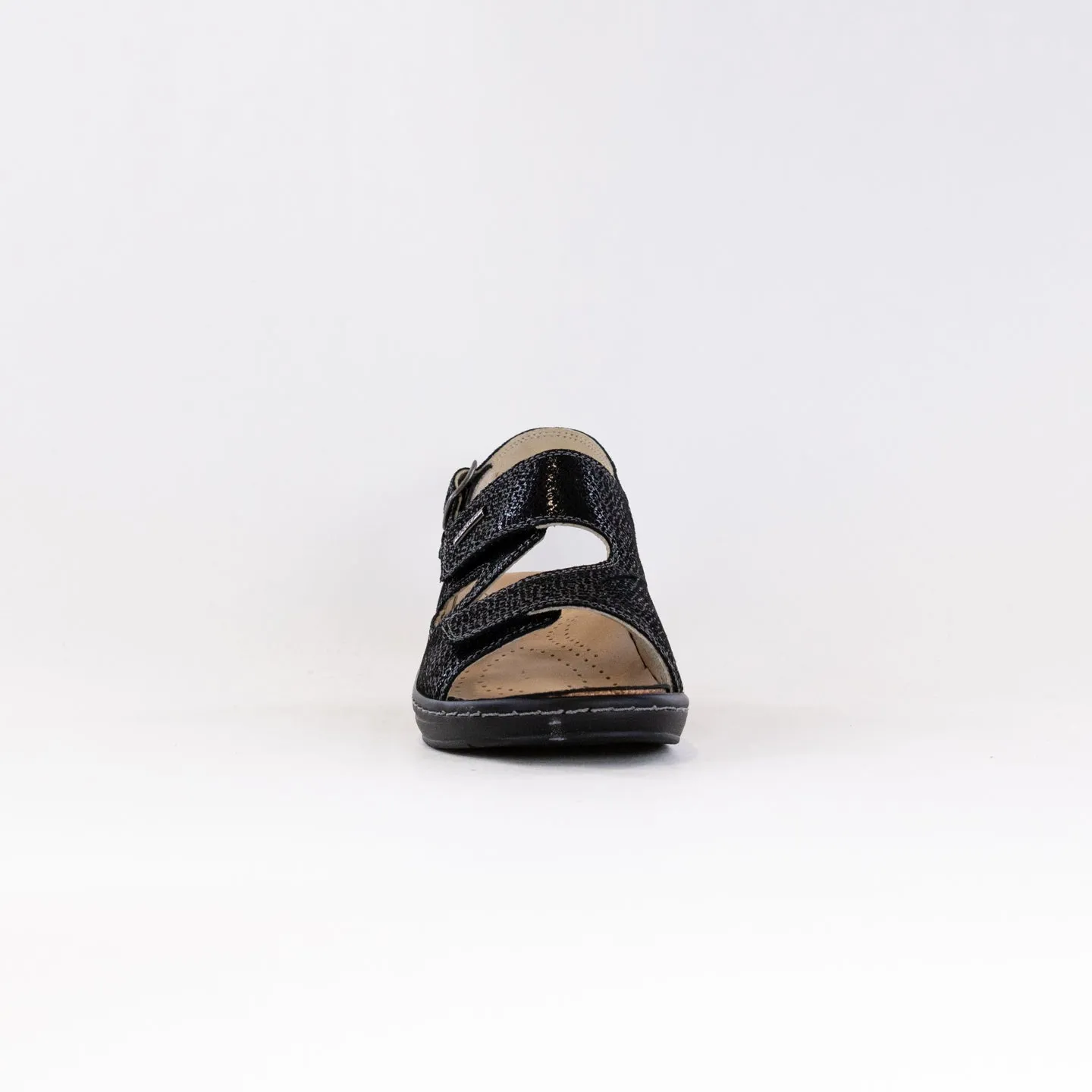 Fidelio Vienna Sandal (Women's) - Black Float Cool Mood