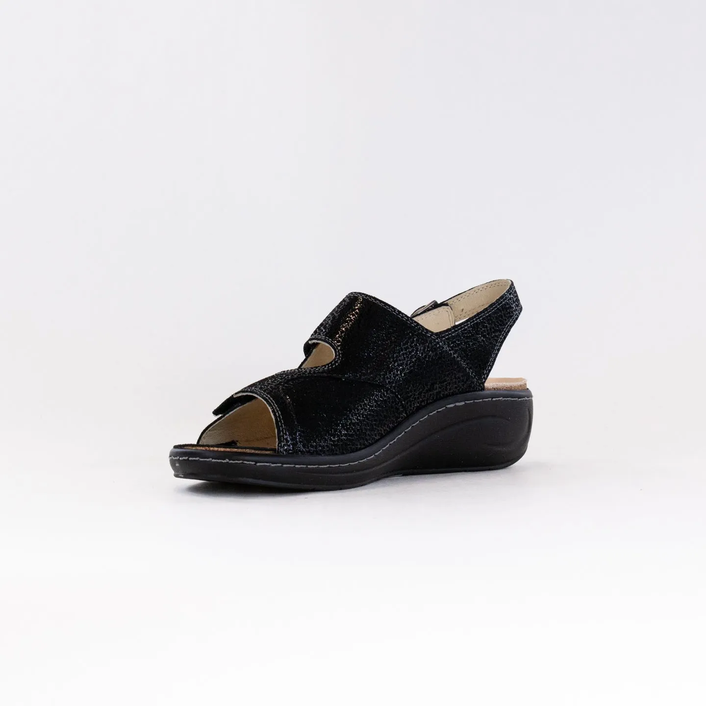 Fidelio Vienna Sandal (Women's) - Black Float Quick Lounge