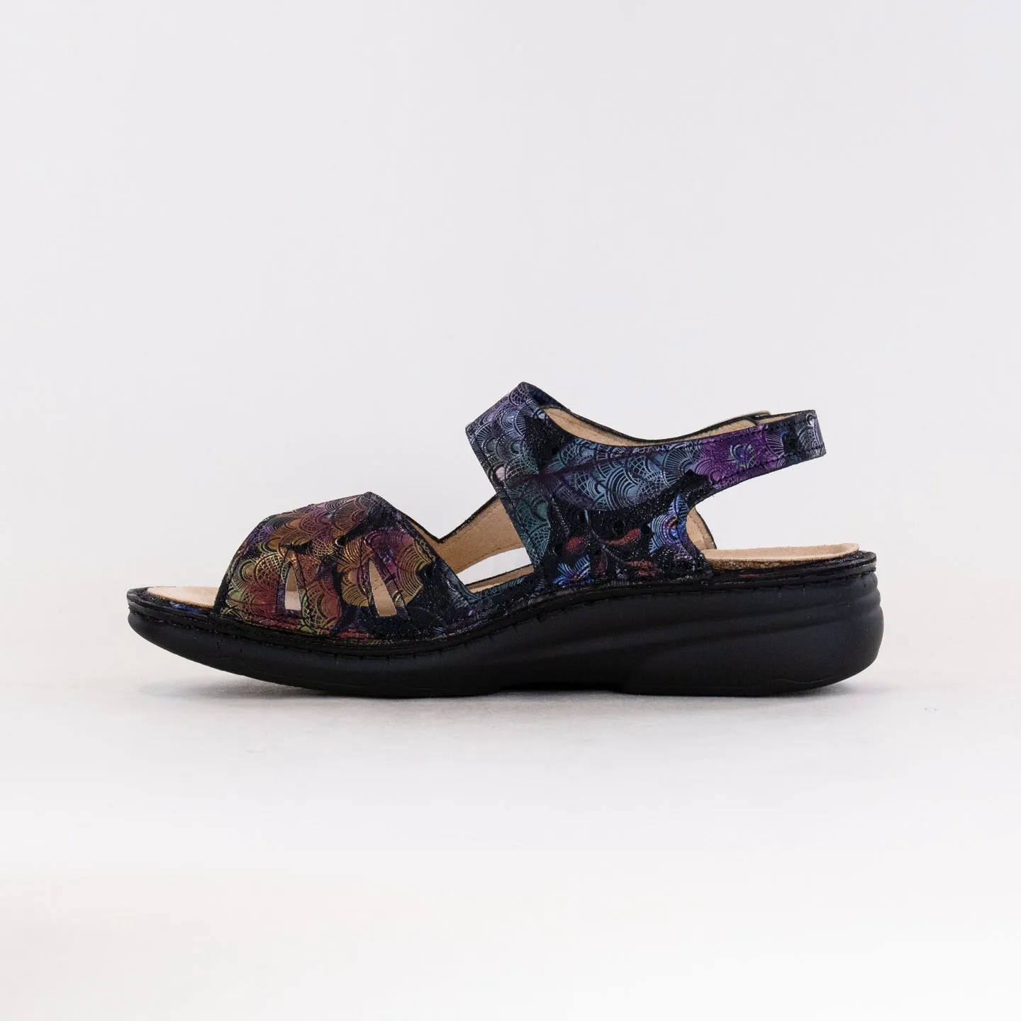 Finn Comfort Barbuda (Women's) - Irpino Dark Blue Sunday Walk