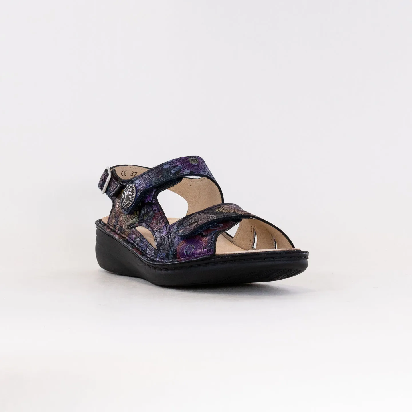 Finn Comfort Barbuda (Women's) - Irpino Dark Blue Mood Boost