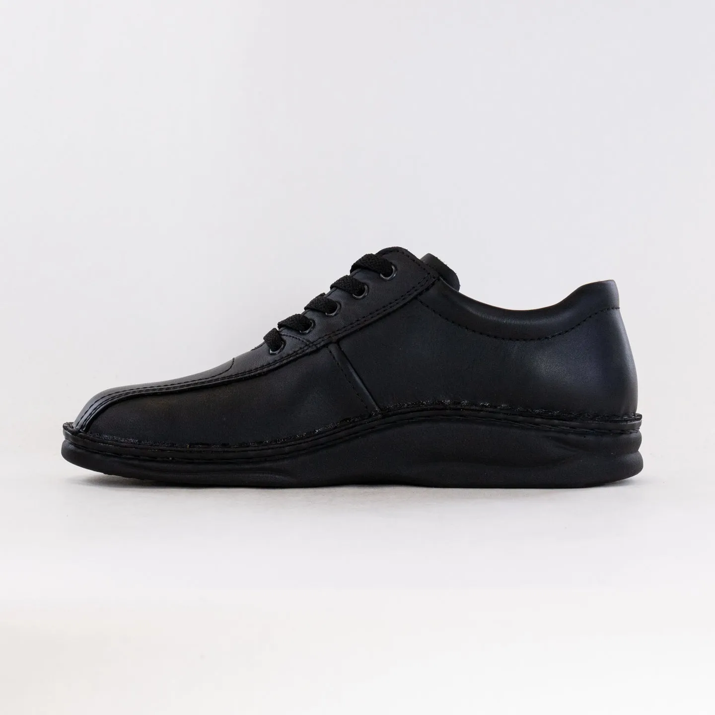 Finn Comfort Dijon (Men's) - Black Leather energy return