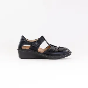 Finn Comfort Funen (Women's) - Black Leather Quick Dry Finn Comfort Funen (Women's) - Black Leather Comfy Mood