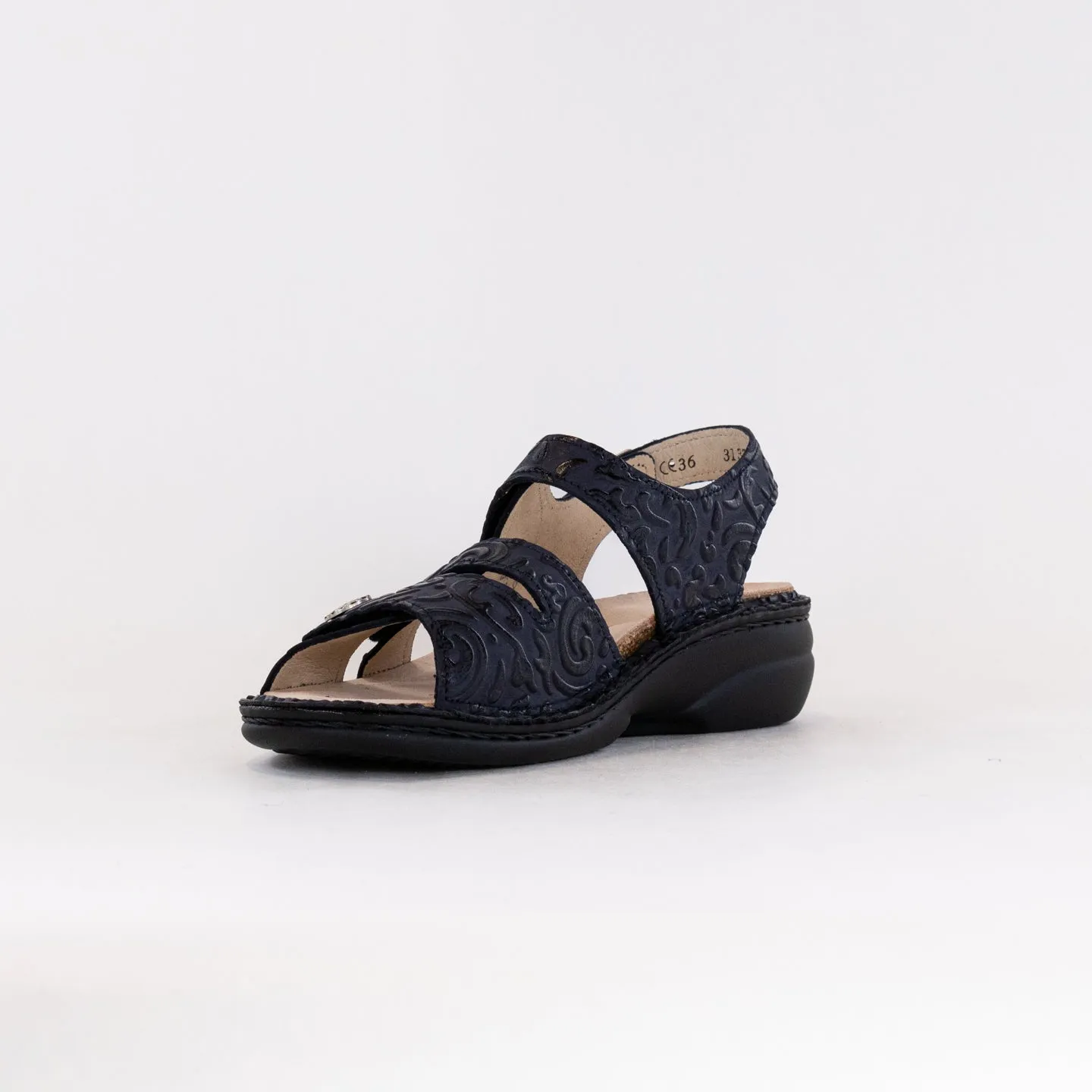 Finn Comfort Gomera-S (Women's) - Arabesque Blue Beach Ease
