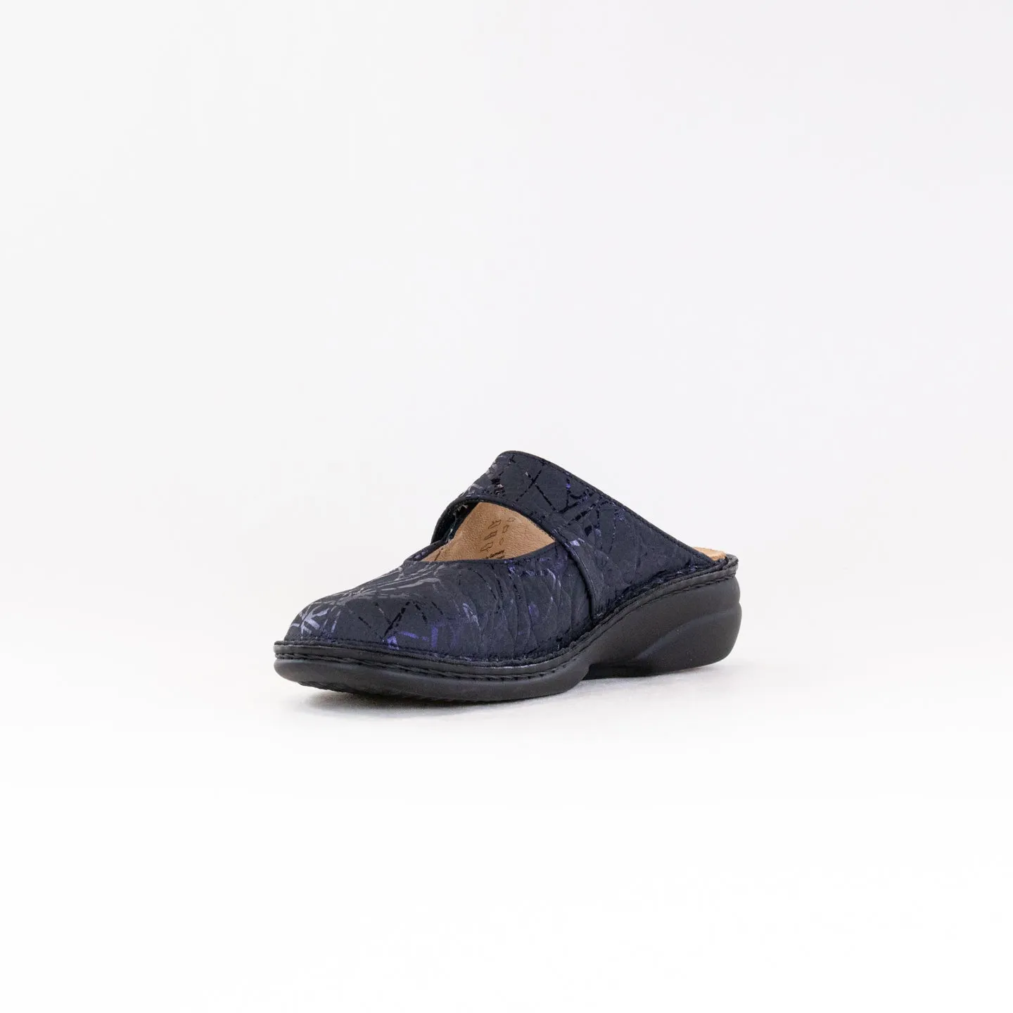 Finn Comfort Stanford Clog (Women's) - Turtle Marine path fit