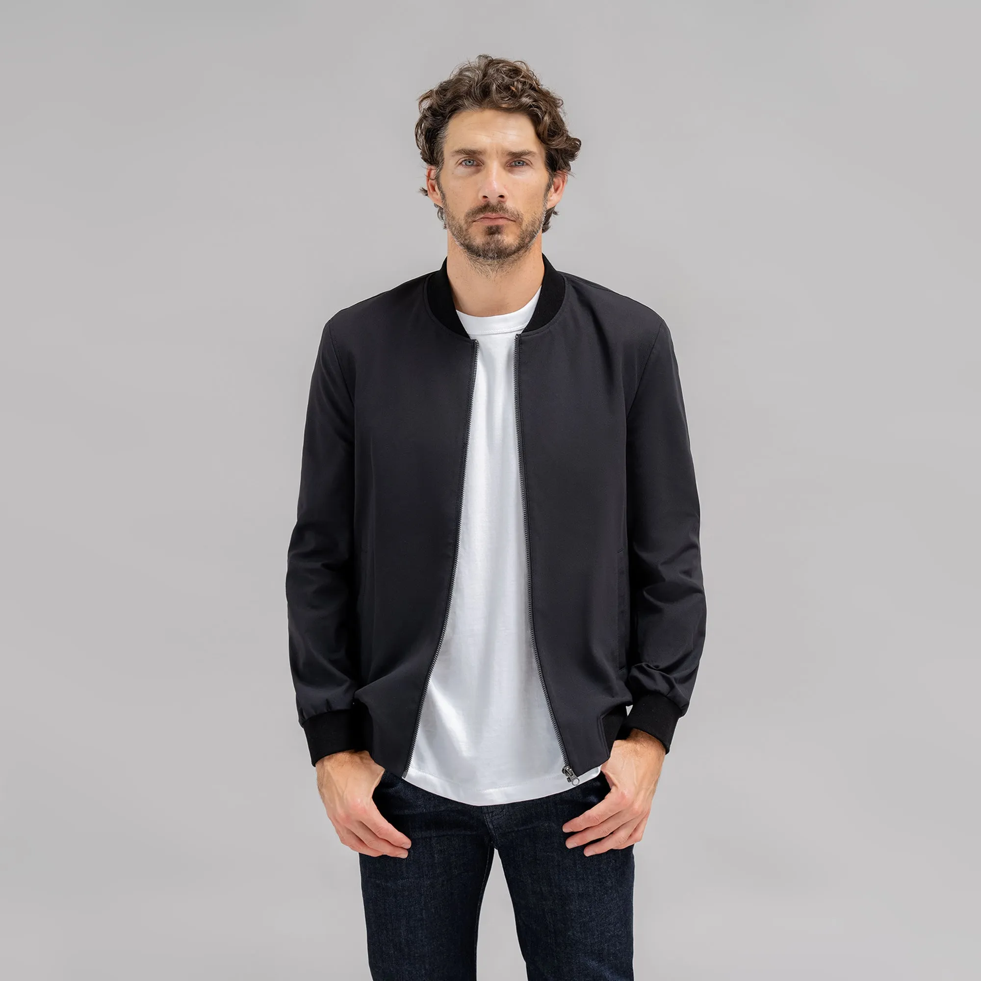 FlexTech Bomber - Black timeless gift
