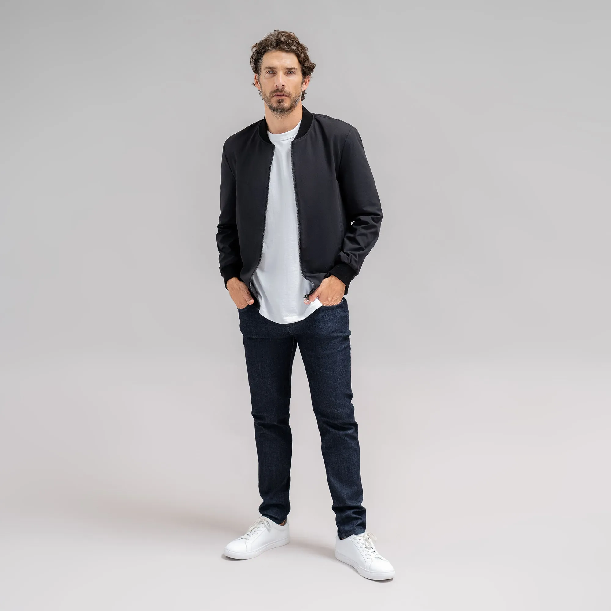 FlexTech Bomber - Black warm vibe