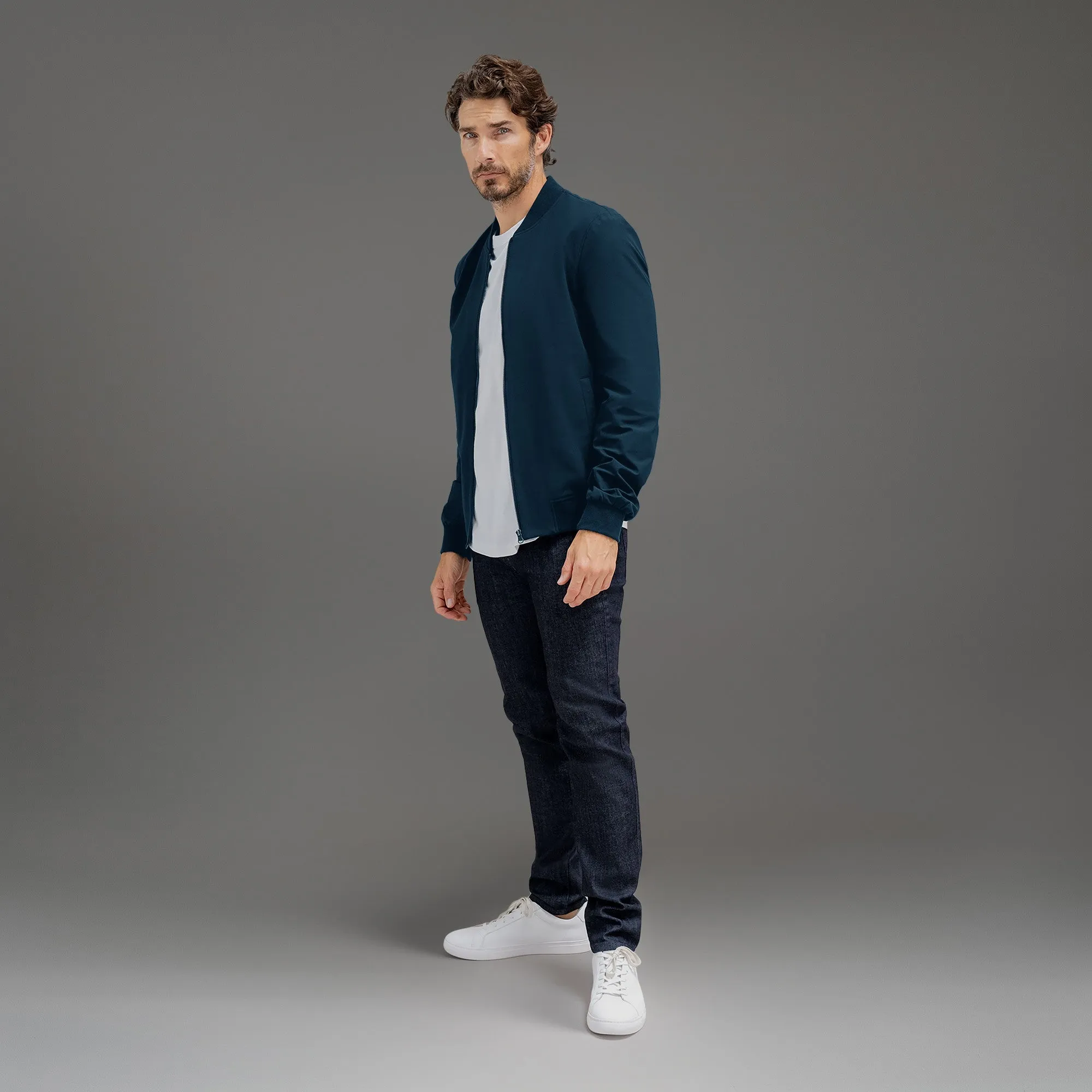 FlexTech Bomber - Nautical Blue street style