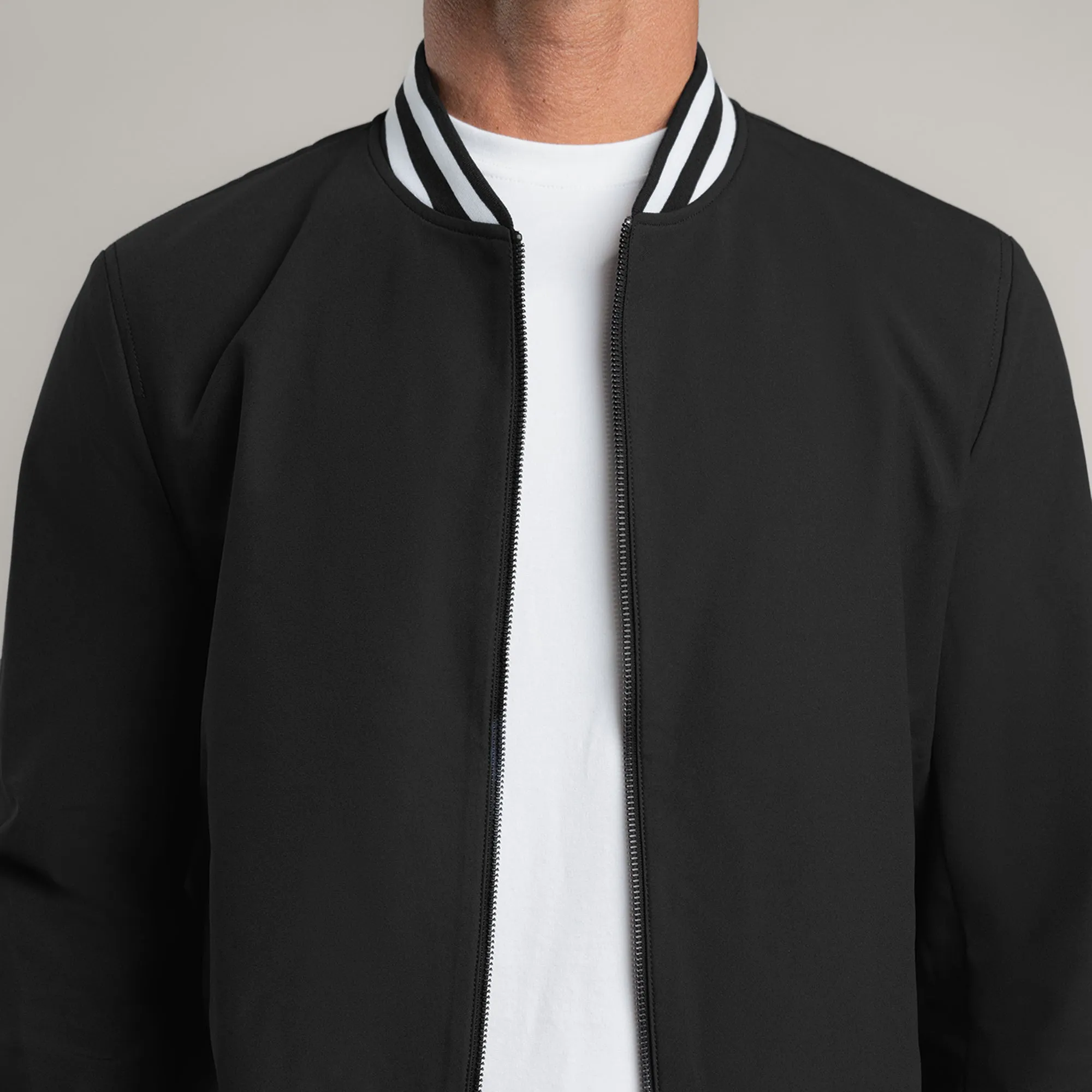 FlexTech Bomber - Varsity Black hope charm
