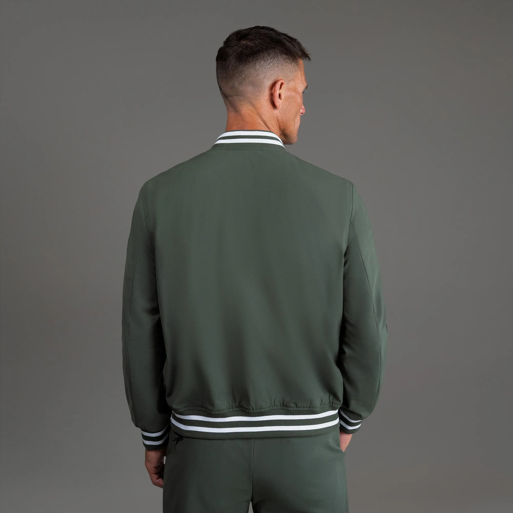 FlexTech Bomber - Varsity Moss deep touch