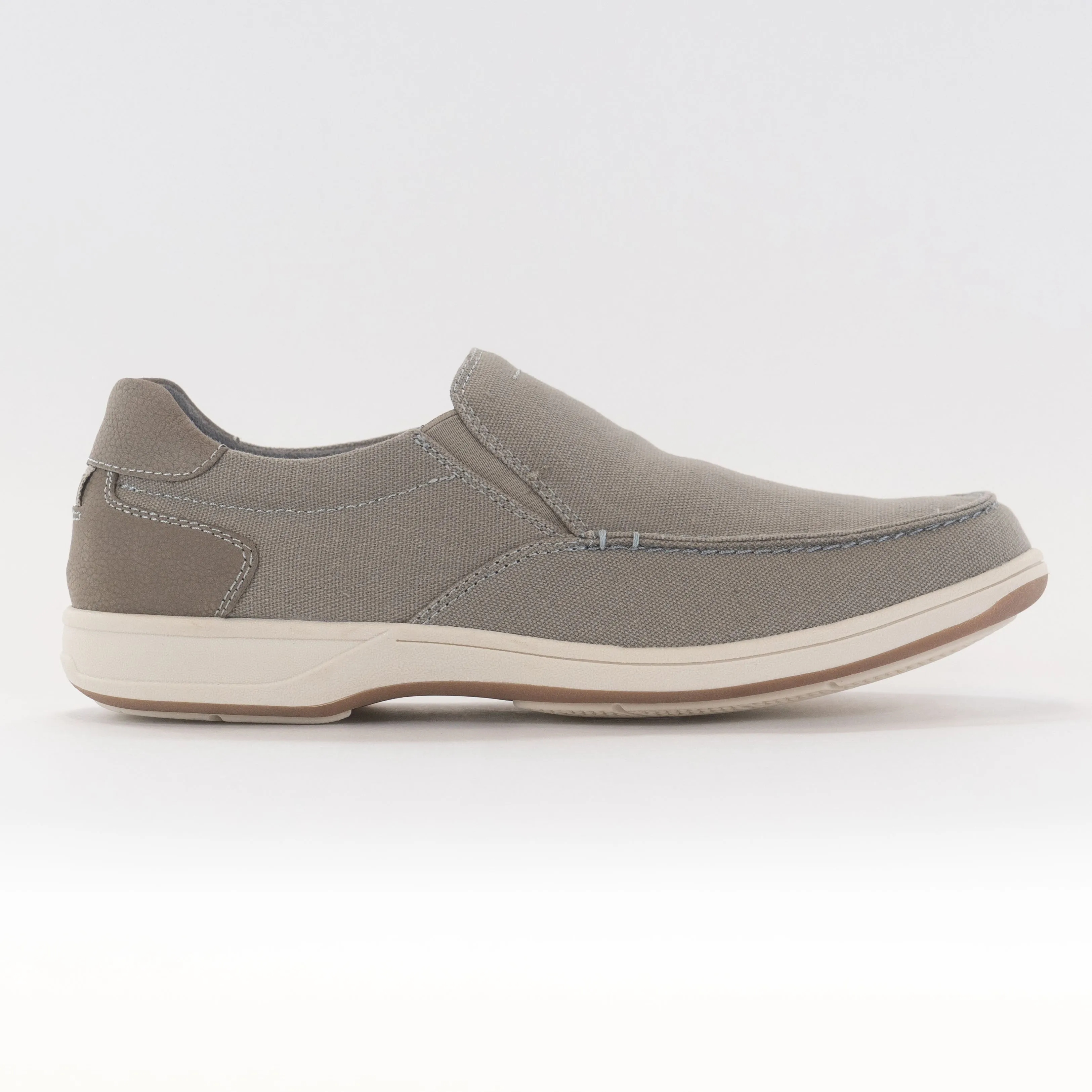 Florsheim Lakeside Canvas Moc Toe Slip On (Men's) - Grey vegan options