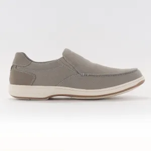 Florsheim Lakeside Canvas Moc Toe Slip On (Men's) - Grey universally loved Florsheim Lakeside Canvas Moc Toe Slip On (Men's) - Grey vegan options
