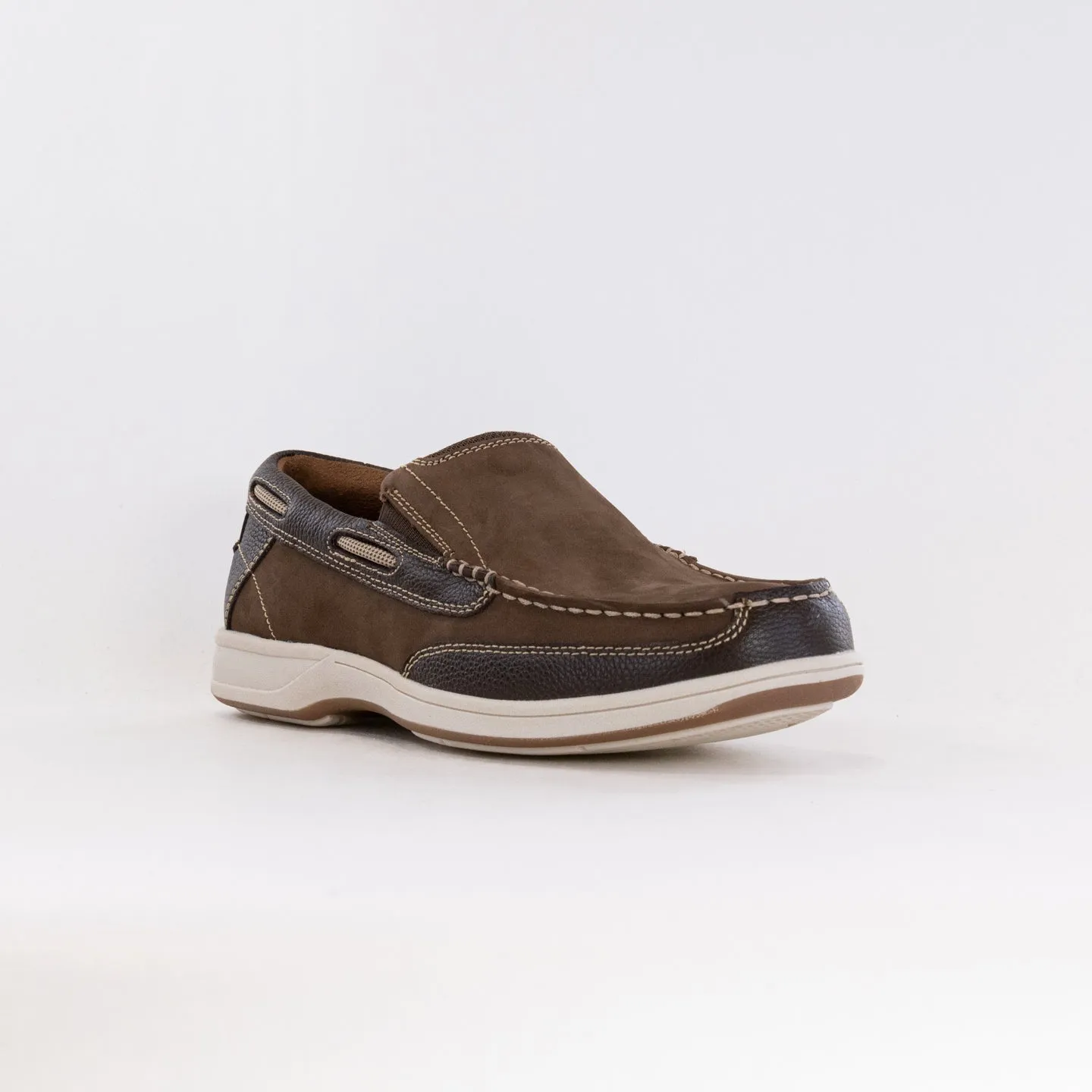 Florsheim Lakeside Moc Toe Slip On (Men's) - Brown Nubuck dry hike