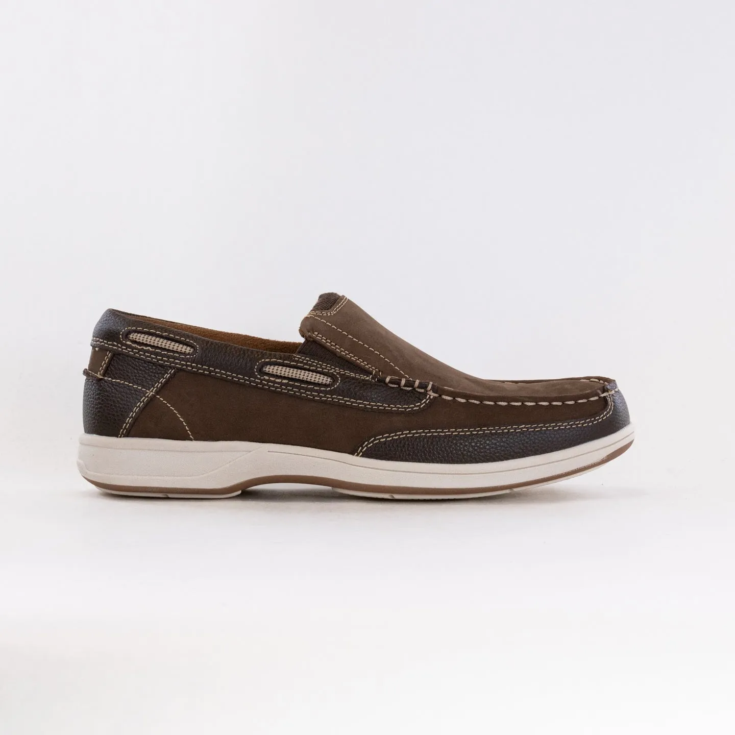 Florsheim Lakeside Moc Toe Slip On (Men's) - Brown Nubuck stable platform