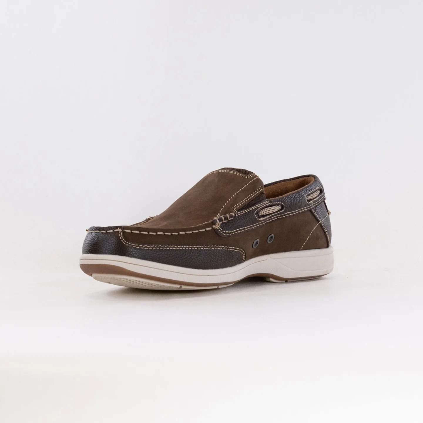 Florsheim Lakeside Moc Toe Slip On (Men's) - Brown Nubuck warm lining