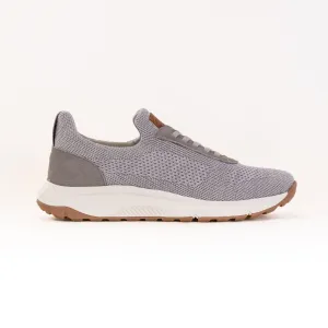 Florsheim Satellite Knit Elastic Lace Slip On (Men's) - Gray finishes looks