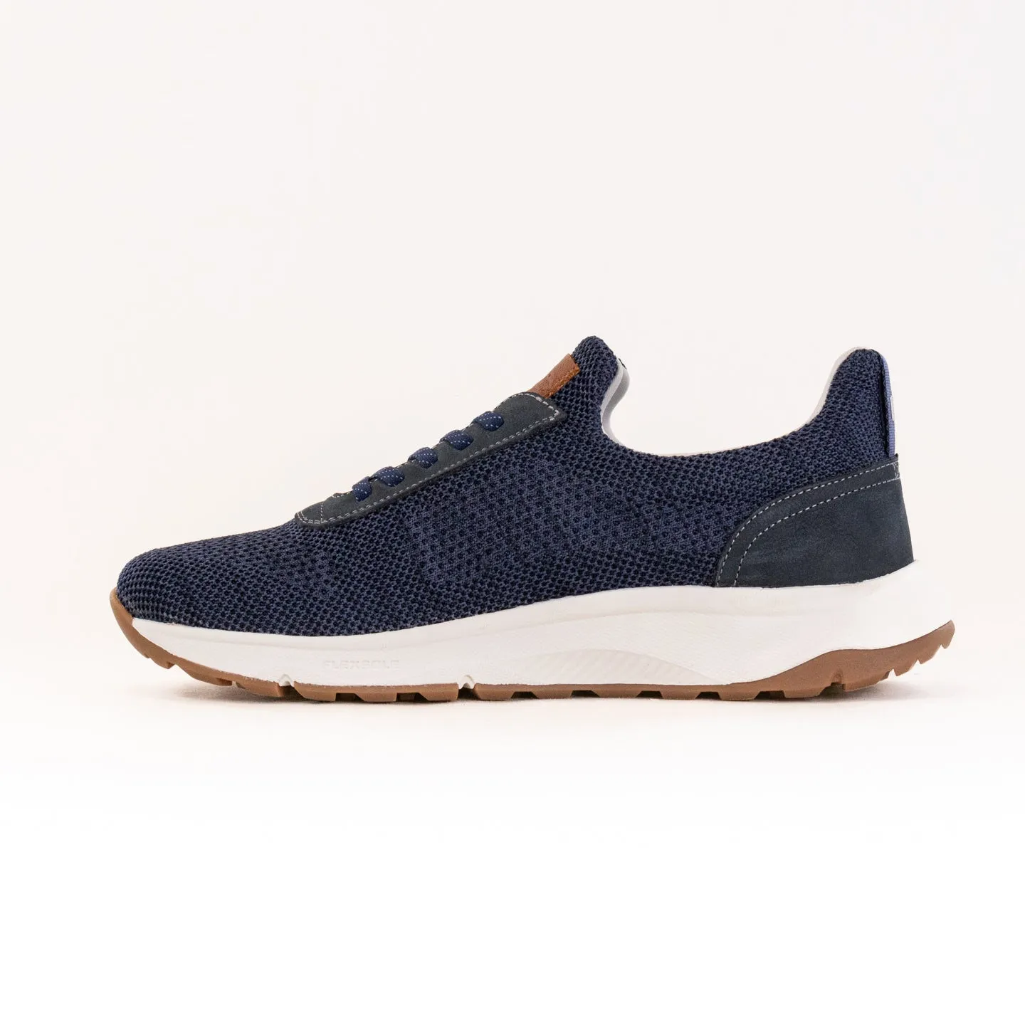 Florsheim Satellite Knit Elastic Lace Slip On (Men's) - Navy climate fit