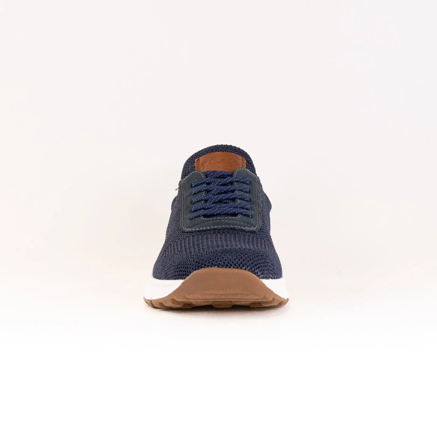 Florsheim Satellite Knit Elastic Lace Slip On (Men's) - Navy grey modern