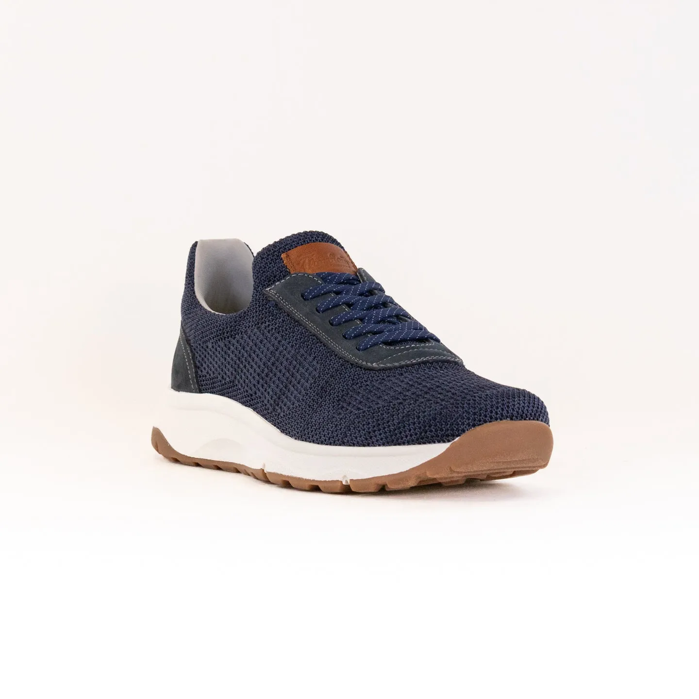 Florsheim Satellite Knit Elastic Lace Slip On (Men's) - Navy terrain control