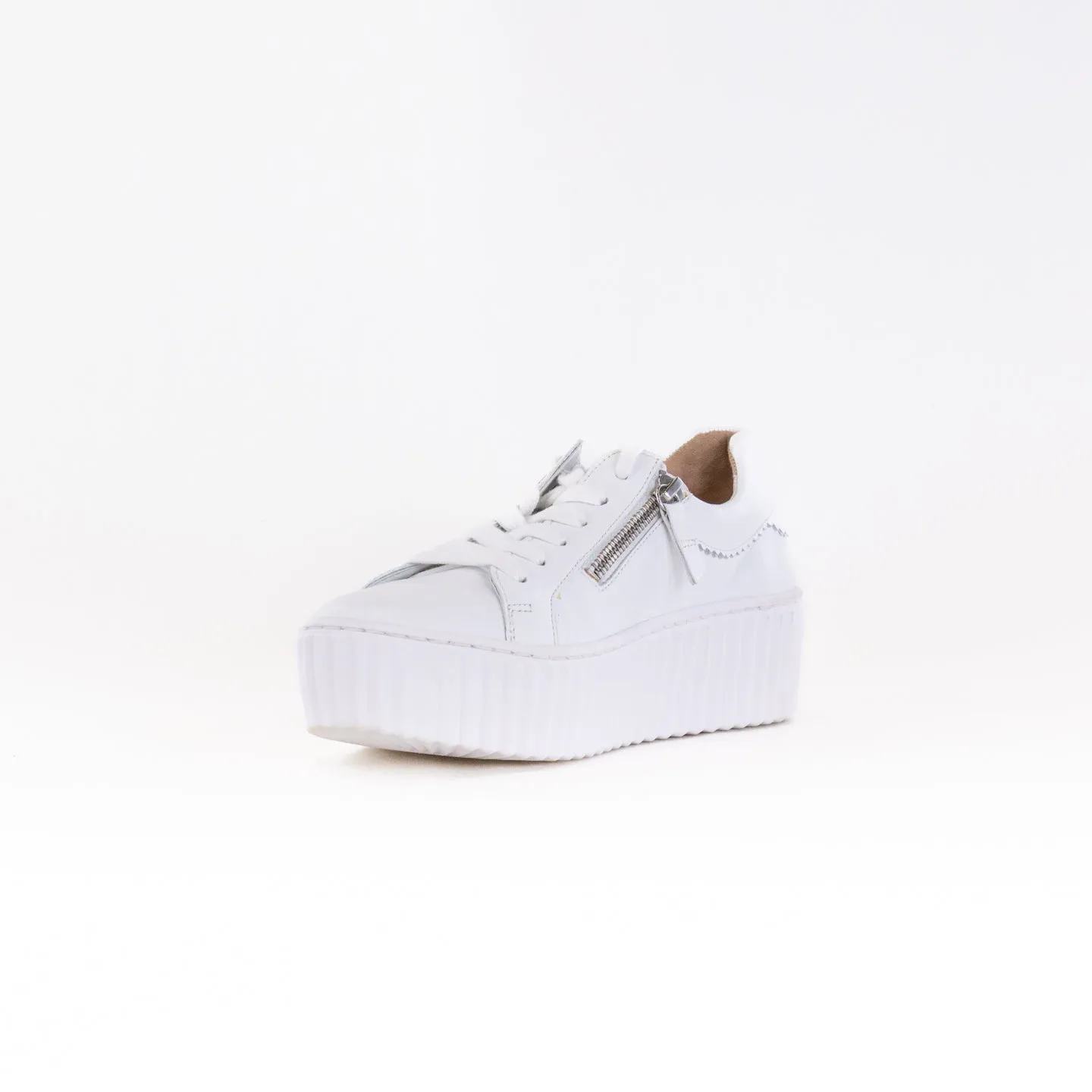 Gabor 23.200.21 Double Zip Platform Sneaker (Women's) - ICE alpine ready