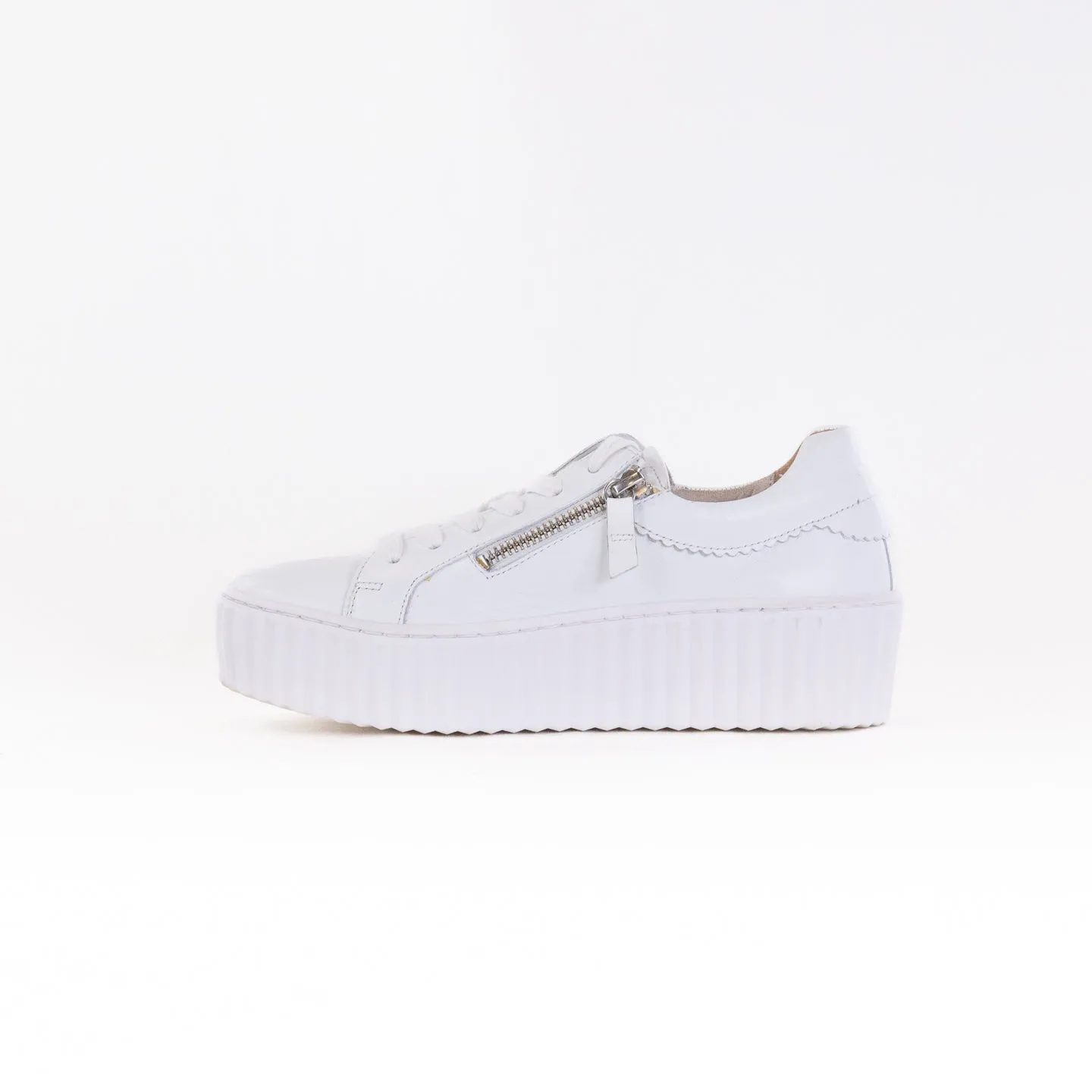 Gabor 23.200.21 Double Zip Platform Sneaker (Women's) - ICE active support