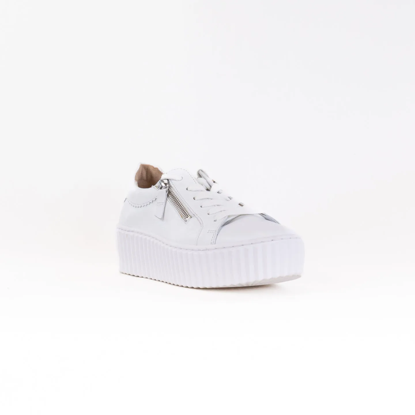 Gabor 23.200.21 Double Zip Platform Sneaker (Women's) - ICE anti slip