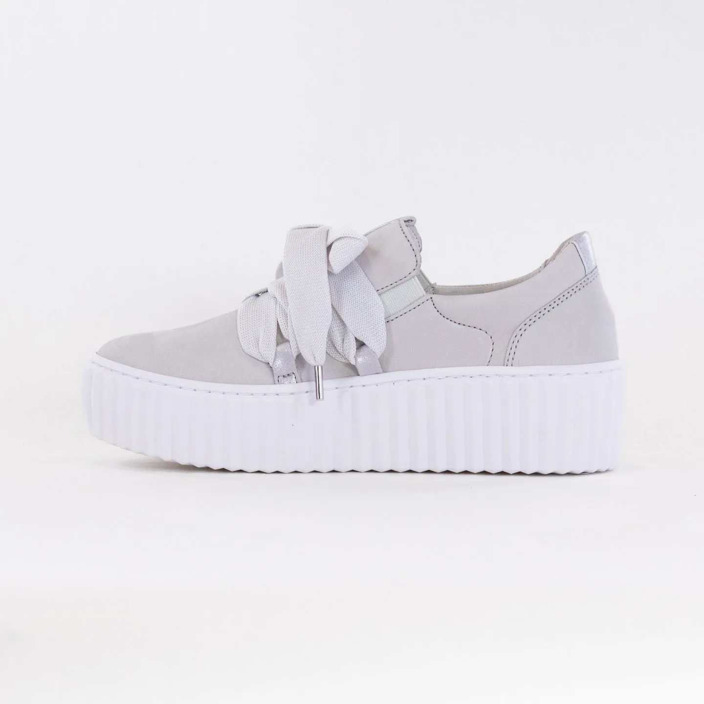 Gabor 23.202.19 Platform Bow Sneaker (Women's) - Ice nurse approved