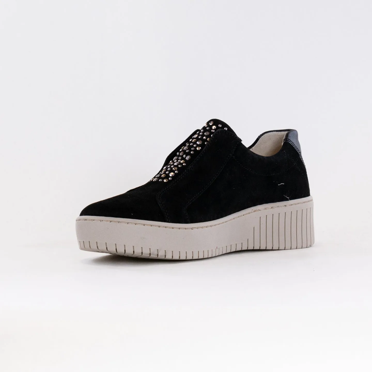 Gabor 33.231.17 Slip On Sneaker (Women's) - Black field walk