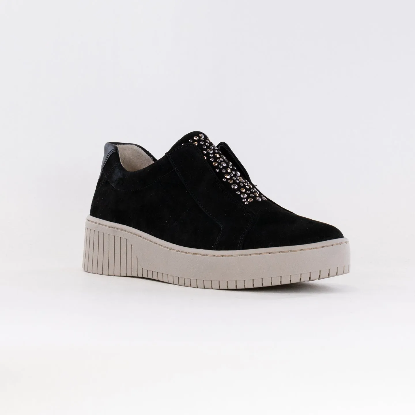 Gabor 33.231.17 Slip On Sneaker (Women's) - Black brunch outfit