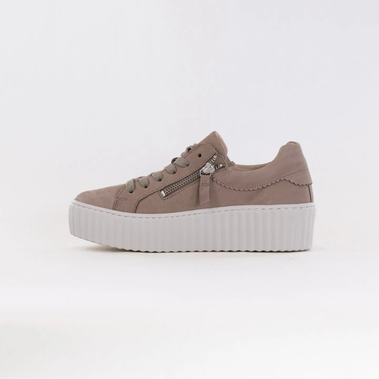 Gabor 43.200.21 Platform Sneaker (Women's) - Cream warm lining