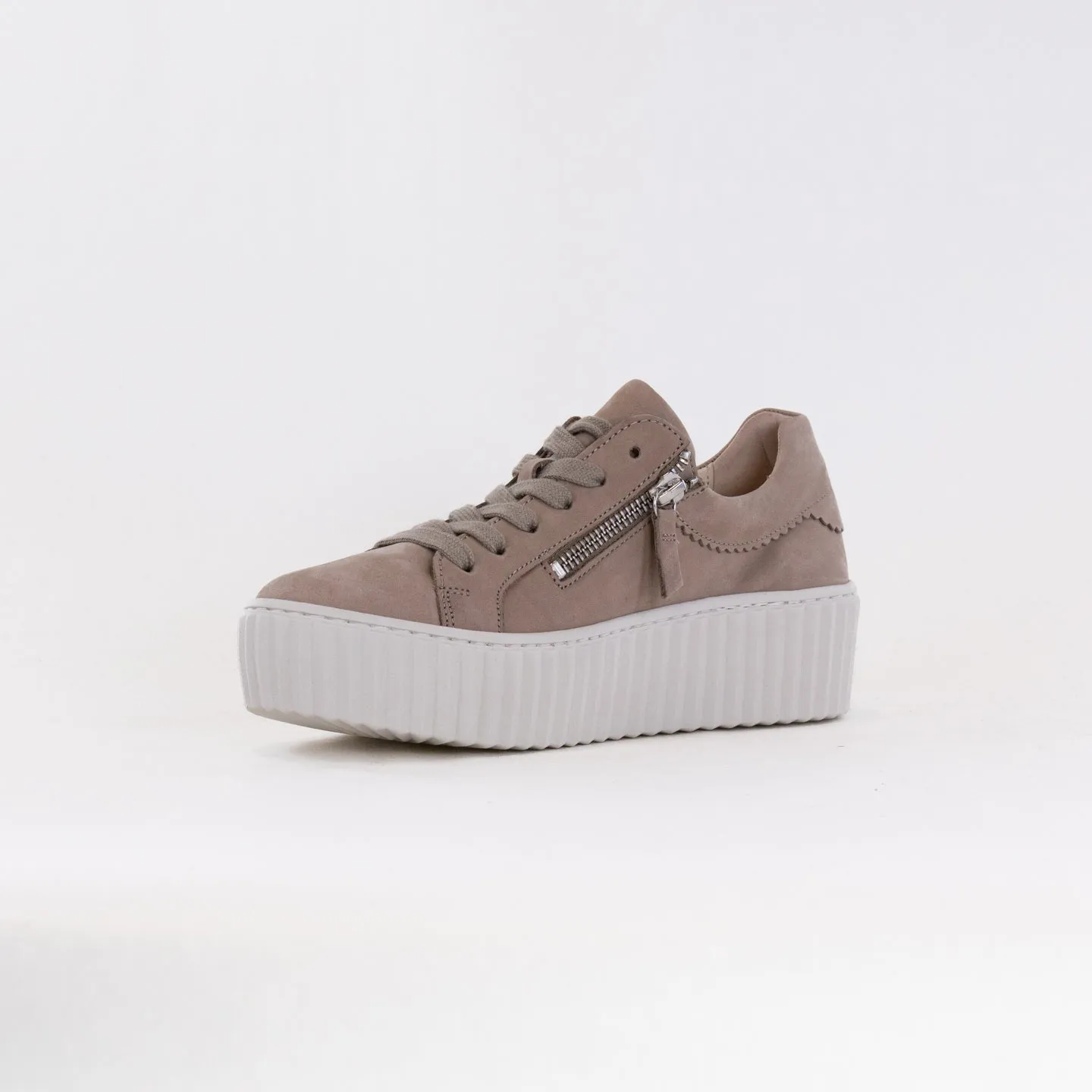 Gabor 43.200.21 Platform Sneaker (Women's) - Cream festival ready
