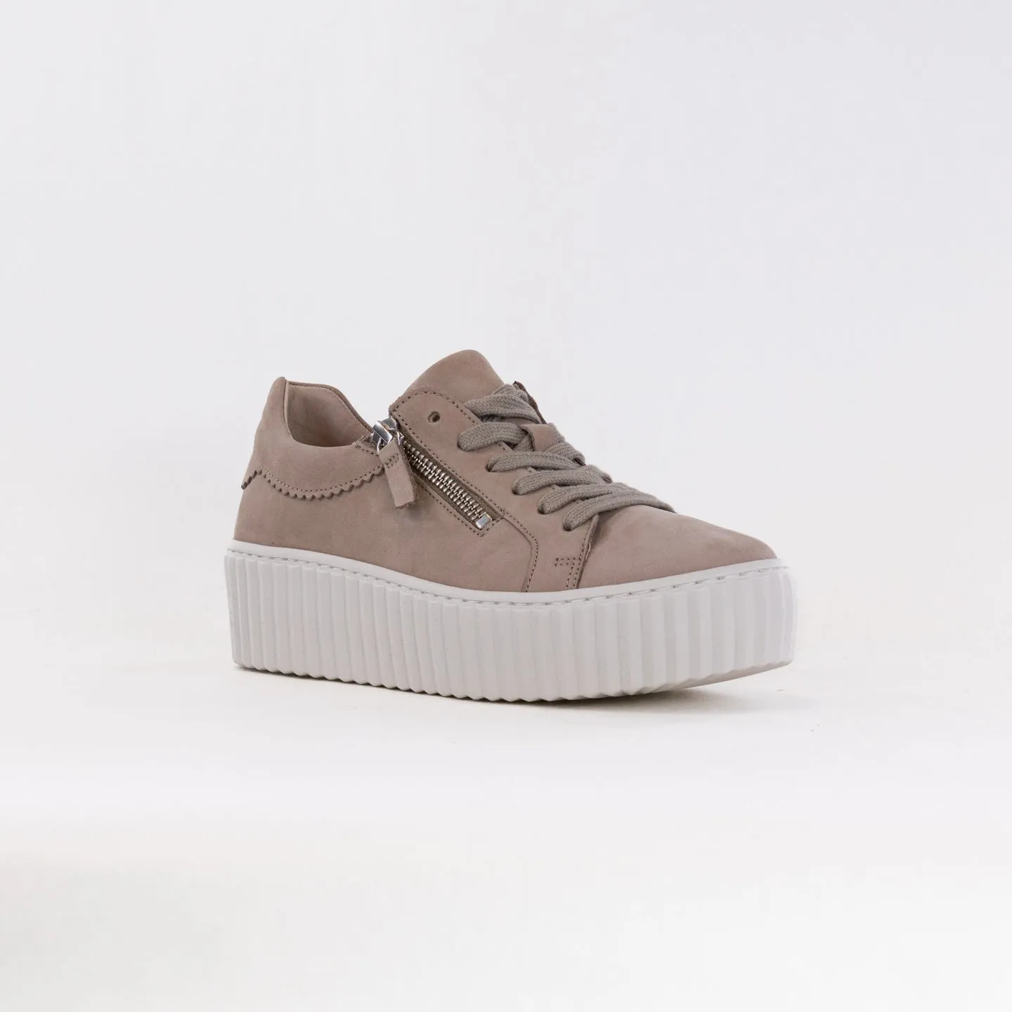 Gabor 43.200.21 Platform Sneaker (Women's) - Cream eco-friendly materials