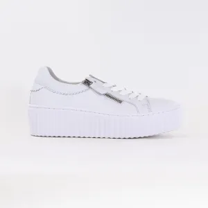 Gabor 43.200.21 Platform Sneaker (Women's) - White/Ice blister-free Gabor 43.200.21 Platform Sneaker (Women's) - White/Ice polished touch