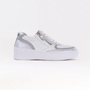 Gabor 43.233.61 Sneaker (Women's) - White/Grey dry zone Gabor 43.233.61 Sneaker (Women's) - White/Grey smooth landings