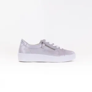 Gabor 43.334.61 Double Zip Sneaker (Women's) - Light Grey stable foot