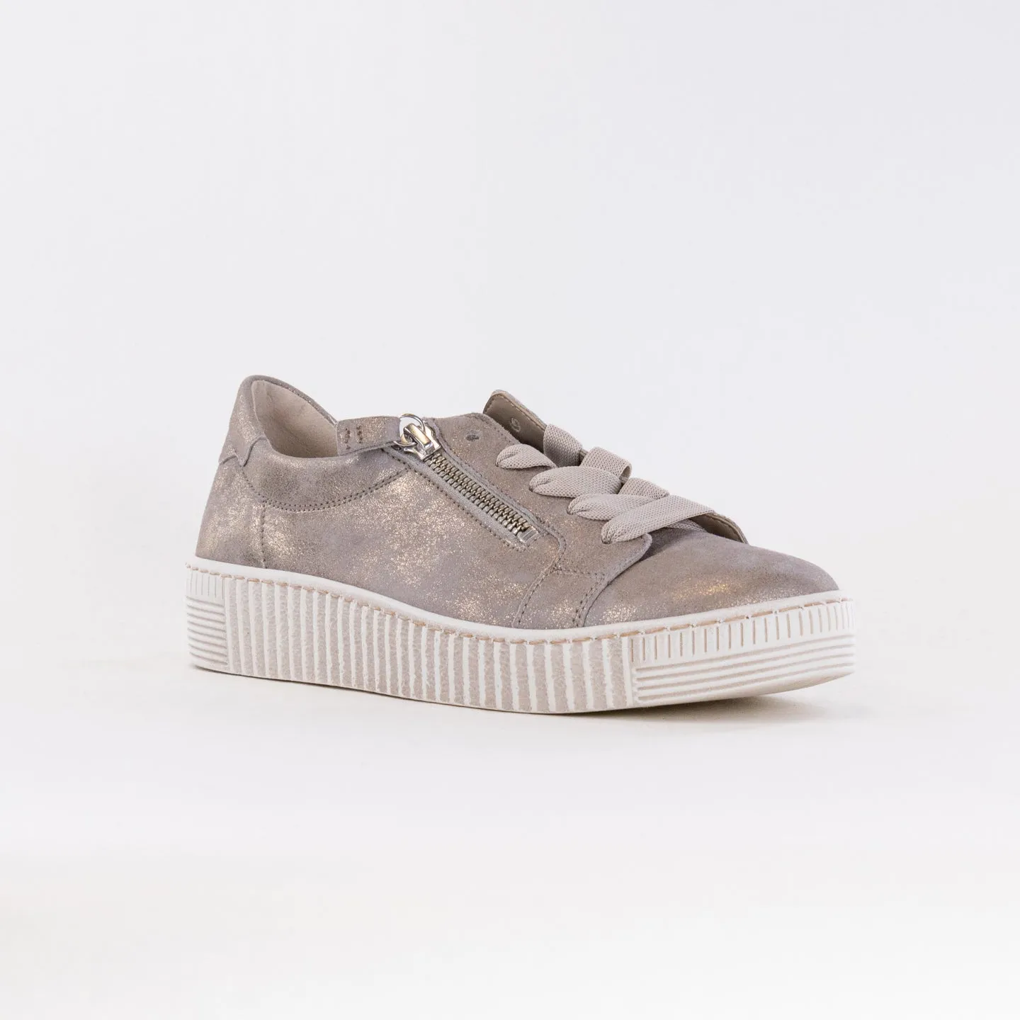 Gabor 43.334.62 Double Zip Sneaker (Women's) - Muschel dry zone