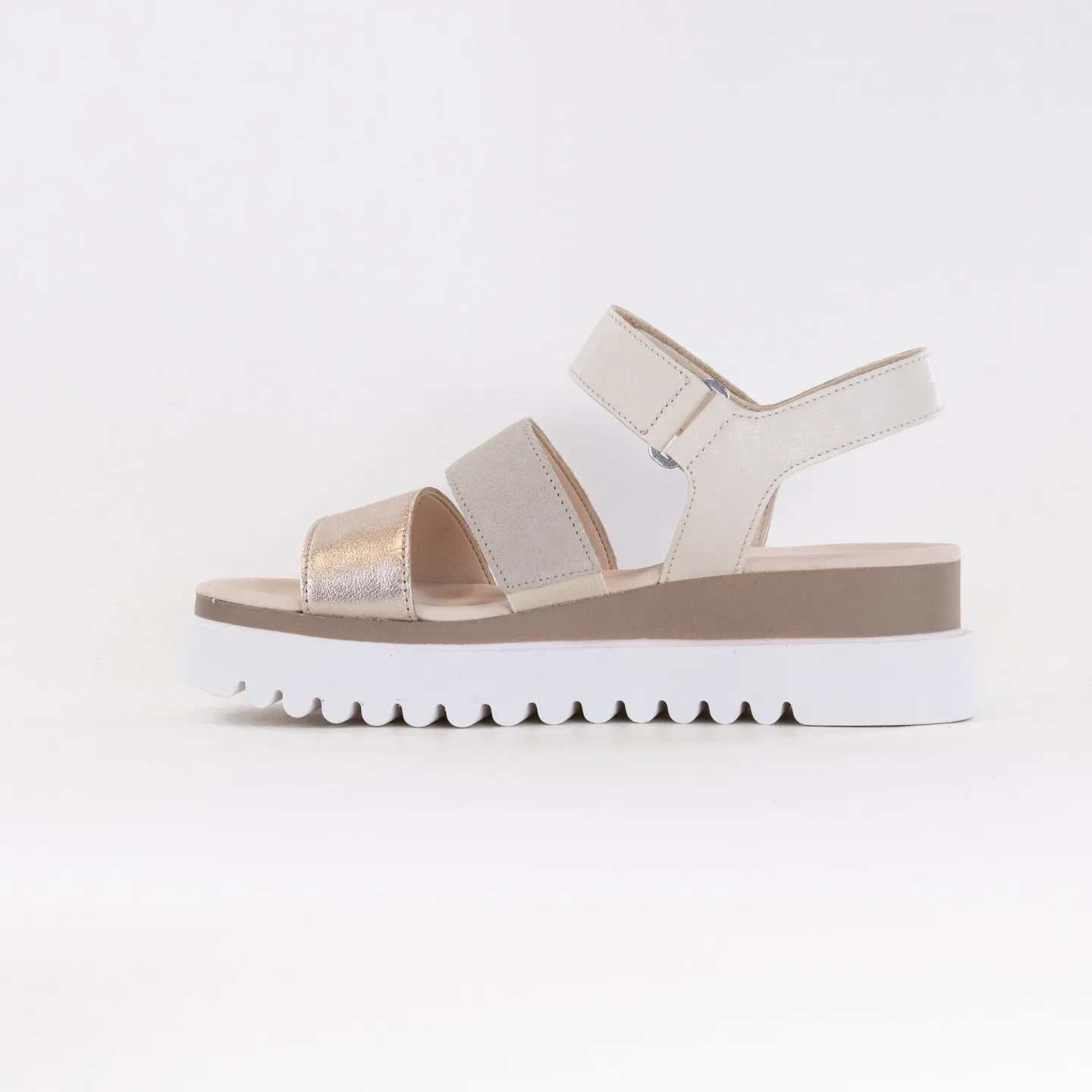 Gabor 44.620.62 Three Strap Sandal (Women's) - Desert Float Feel