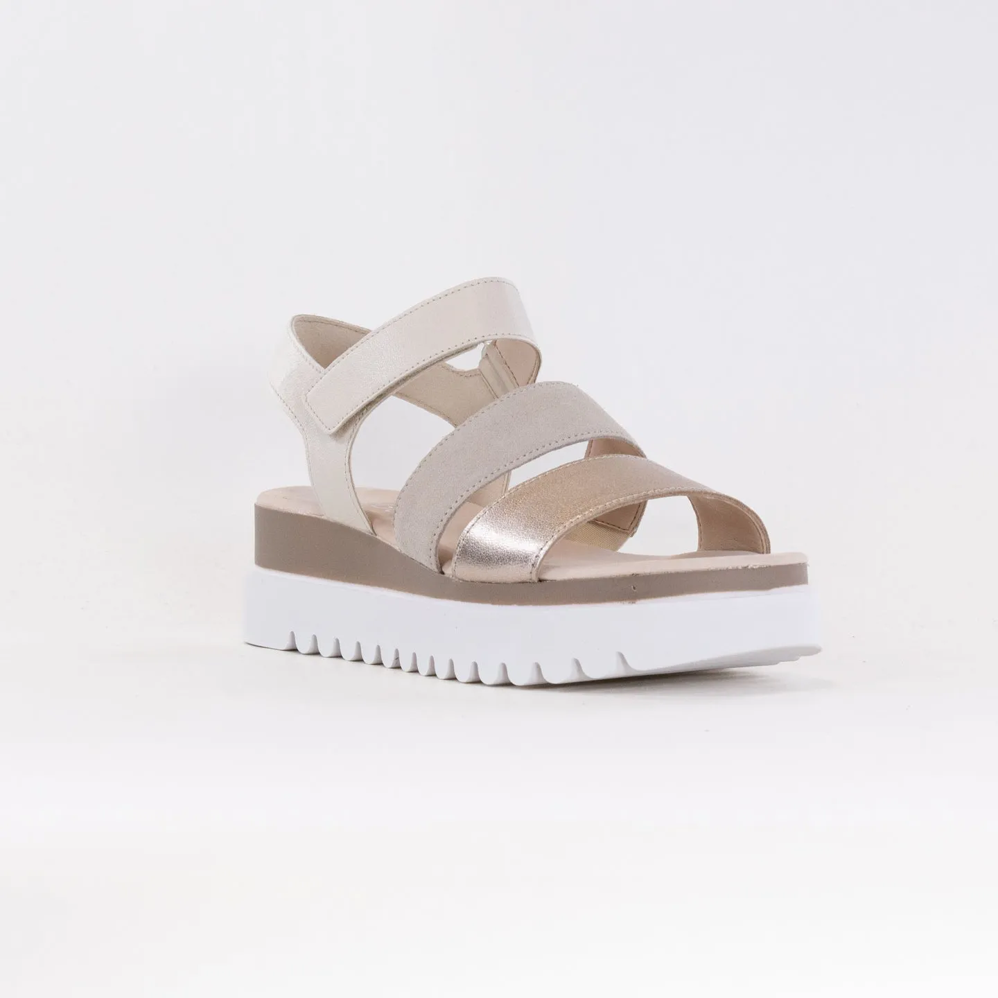 Gabor 44.620.62 Three Strap Sandal (Women's) - Desert Cool Walk