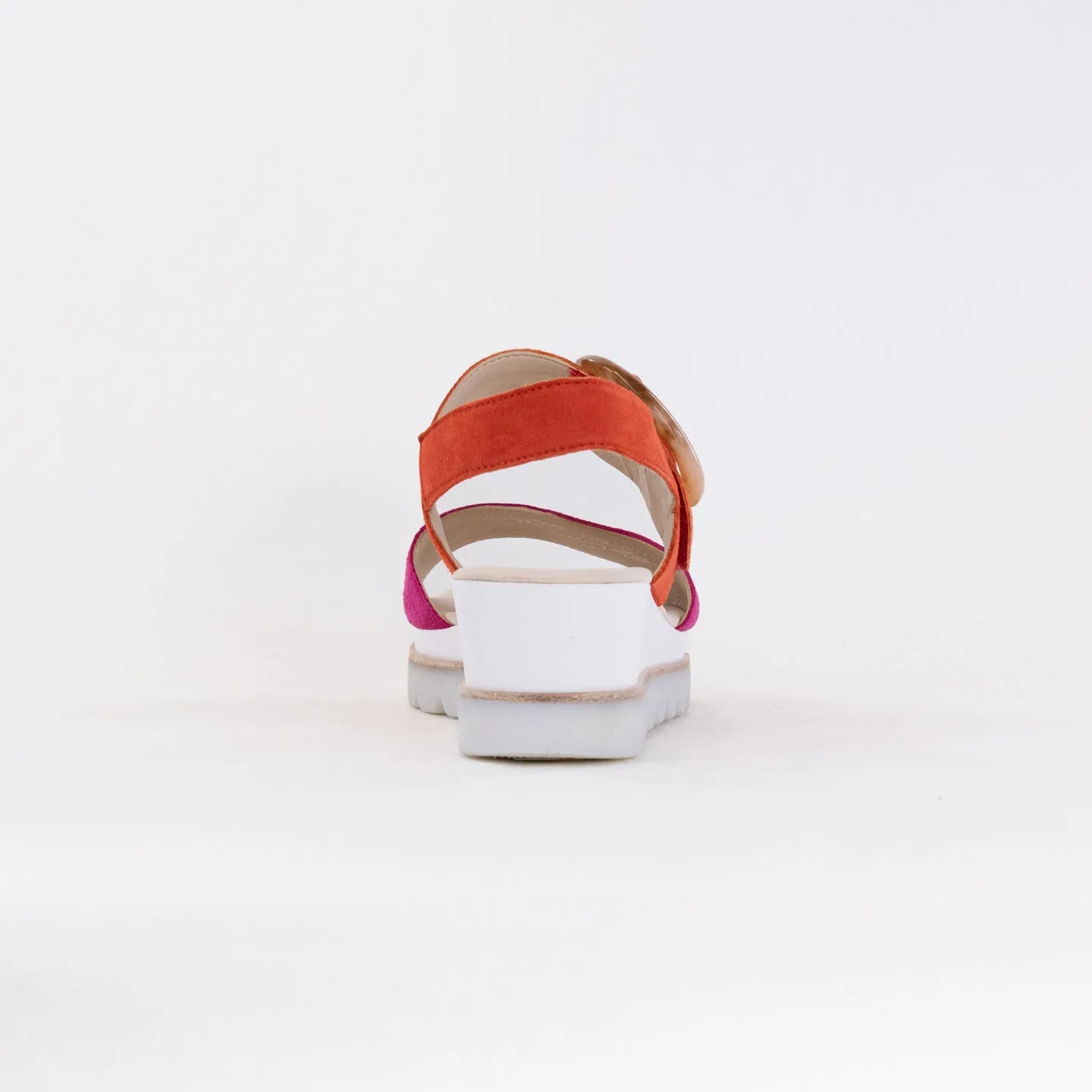Gabor 44.645.13 Sandal (Women's) - Pink/Pumpkin Pool Day