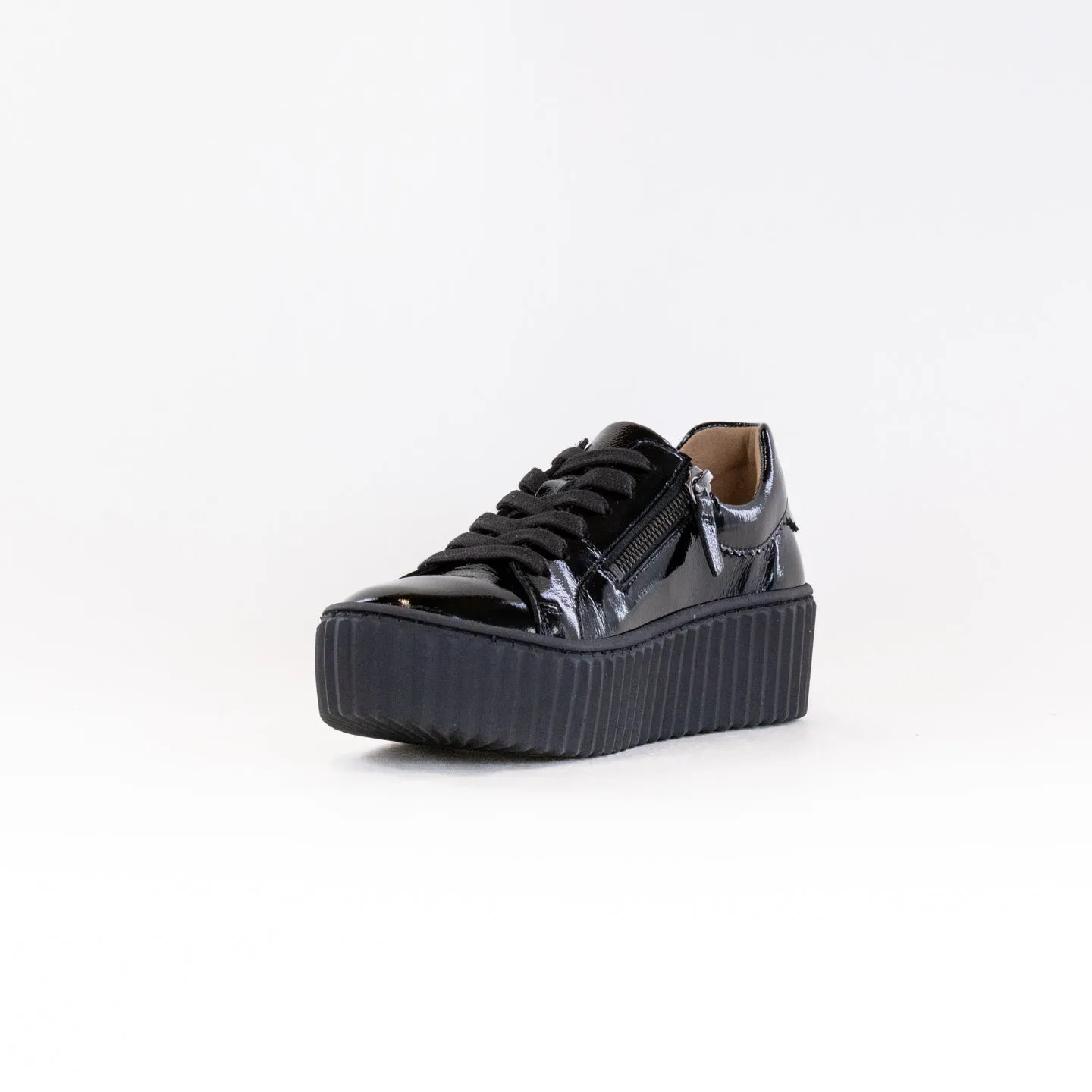 Gabor 53.200.97 Sneaker (Women's) - Black Patent forest run
