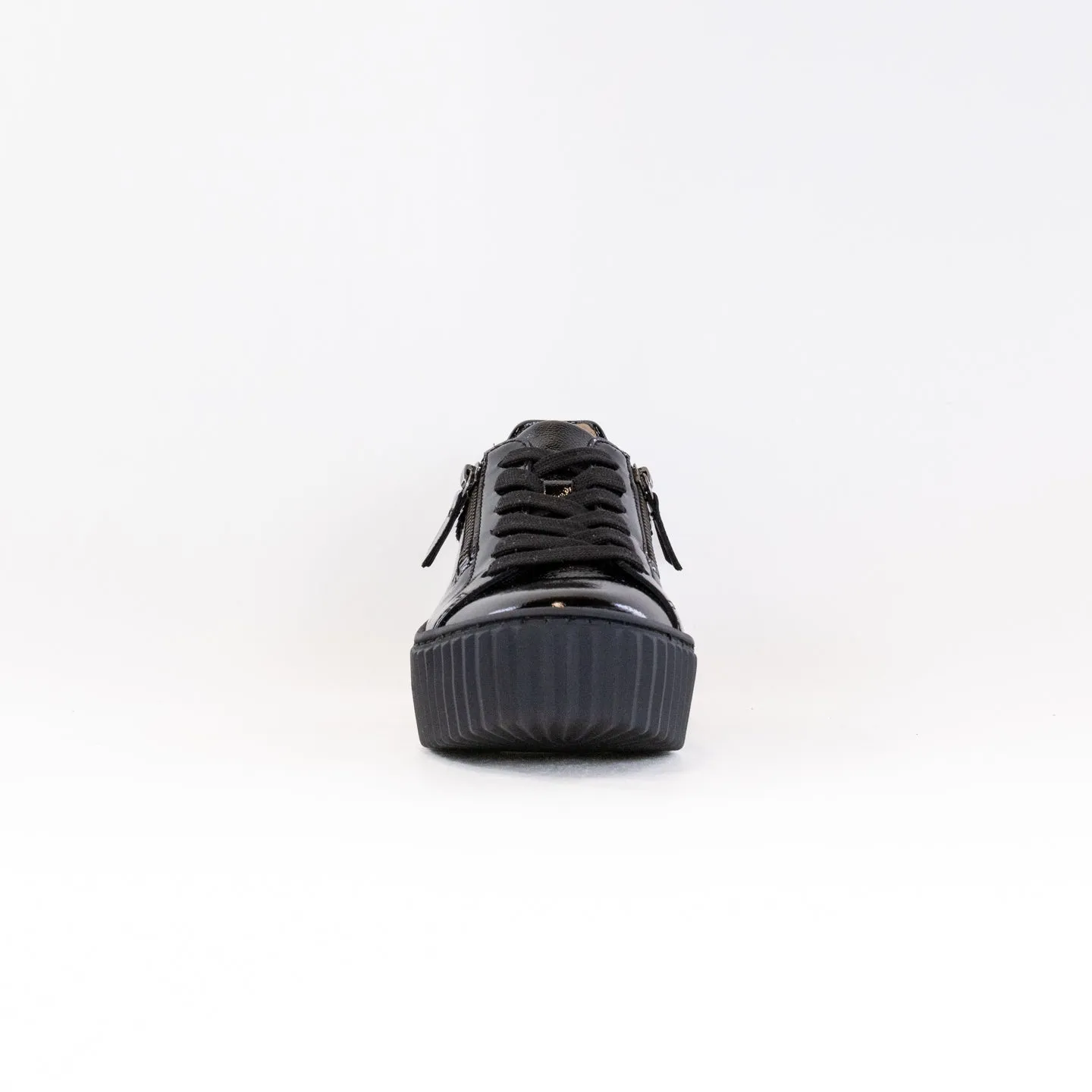 Gabor 53.200.97 Sneaker (Women's) - Black Patent air foam