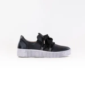Gabor 53.333 Sneaker (Women's) - Black Leather office casual Gabor 53.333 Sneaker (Women's) - Black Leather mountain town