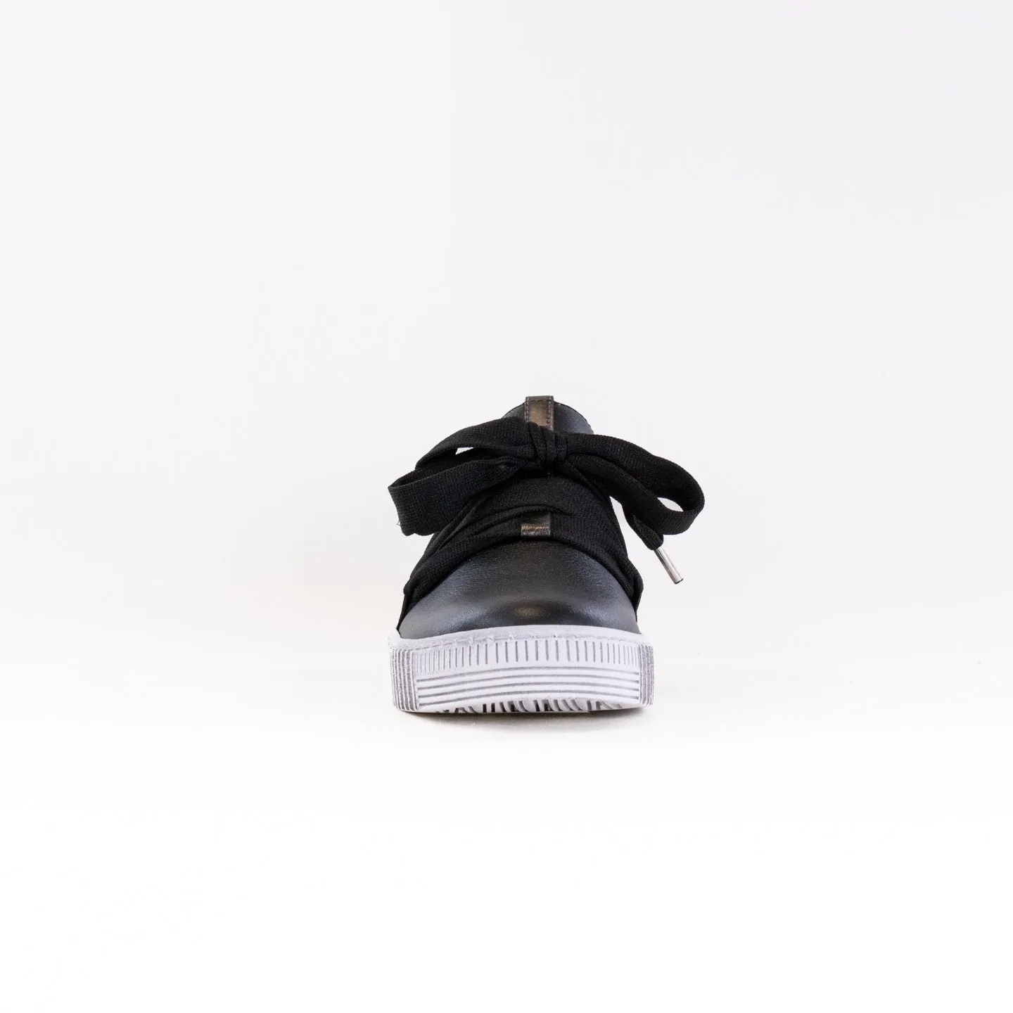 Gabor 53.333 Sneaker (Women's) - Black Leather soft ground