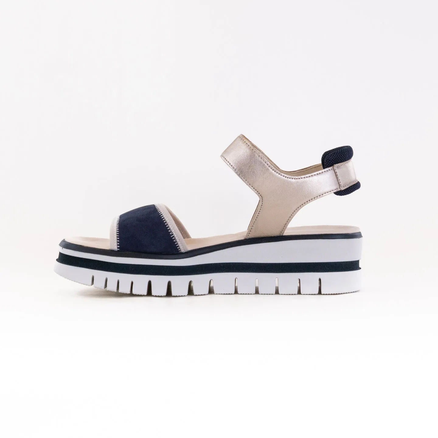 Gabor 64.629 Sandal (Women's) - Blue/Puder Grounded Feel