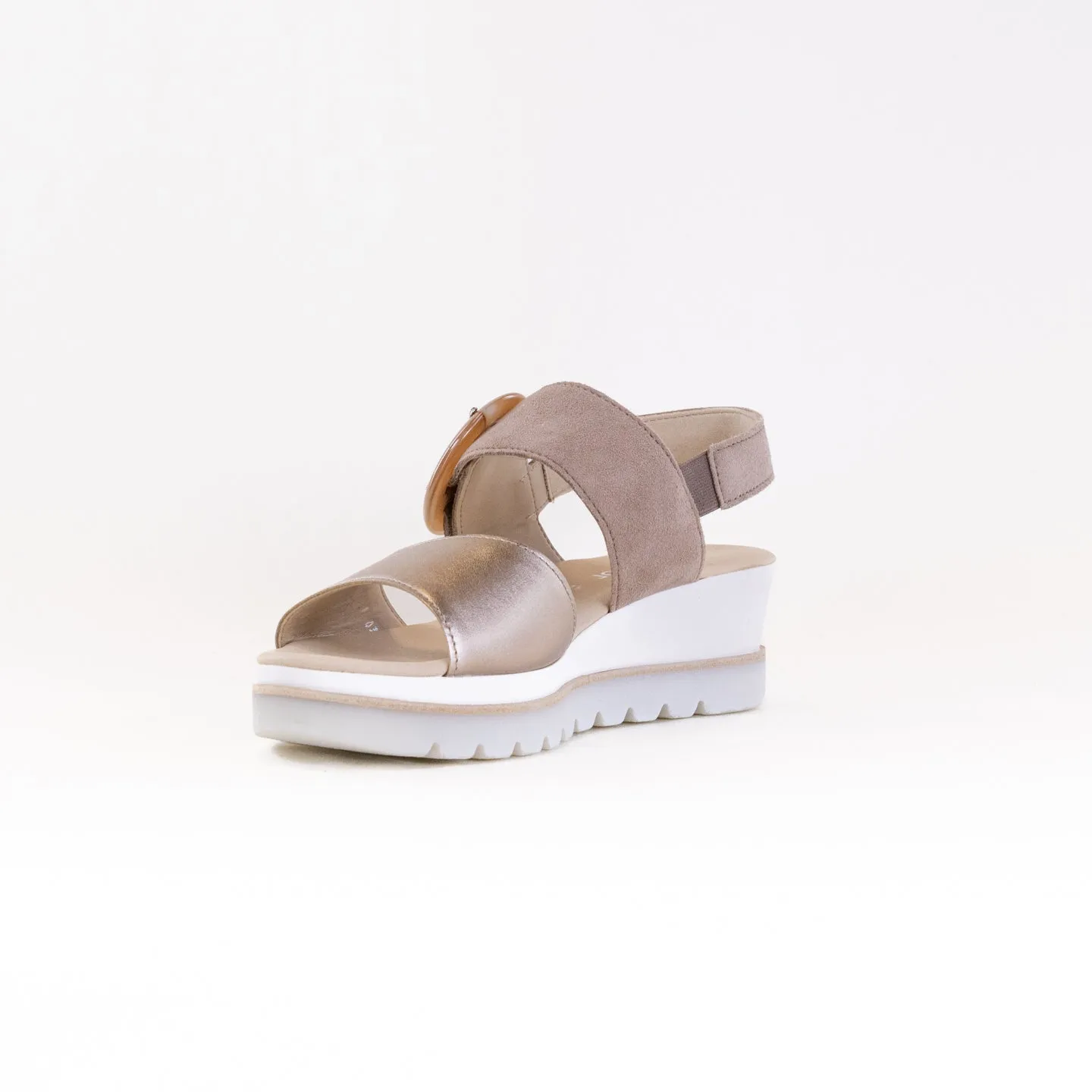 Gabor 64.645 Sandal (Women's) - Puder/Rabbit Touch Ground